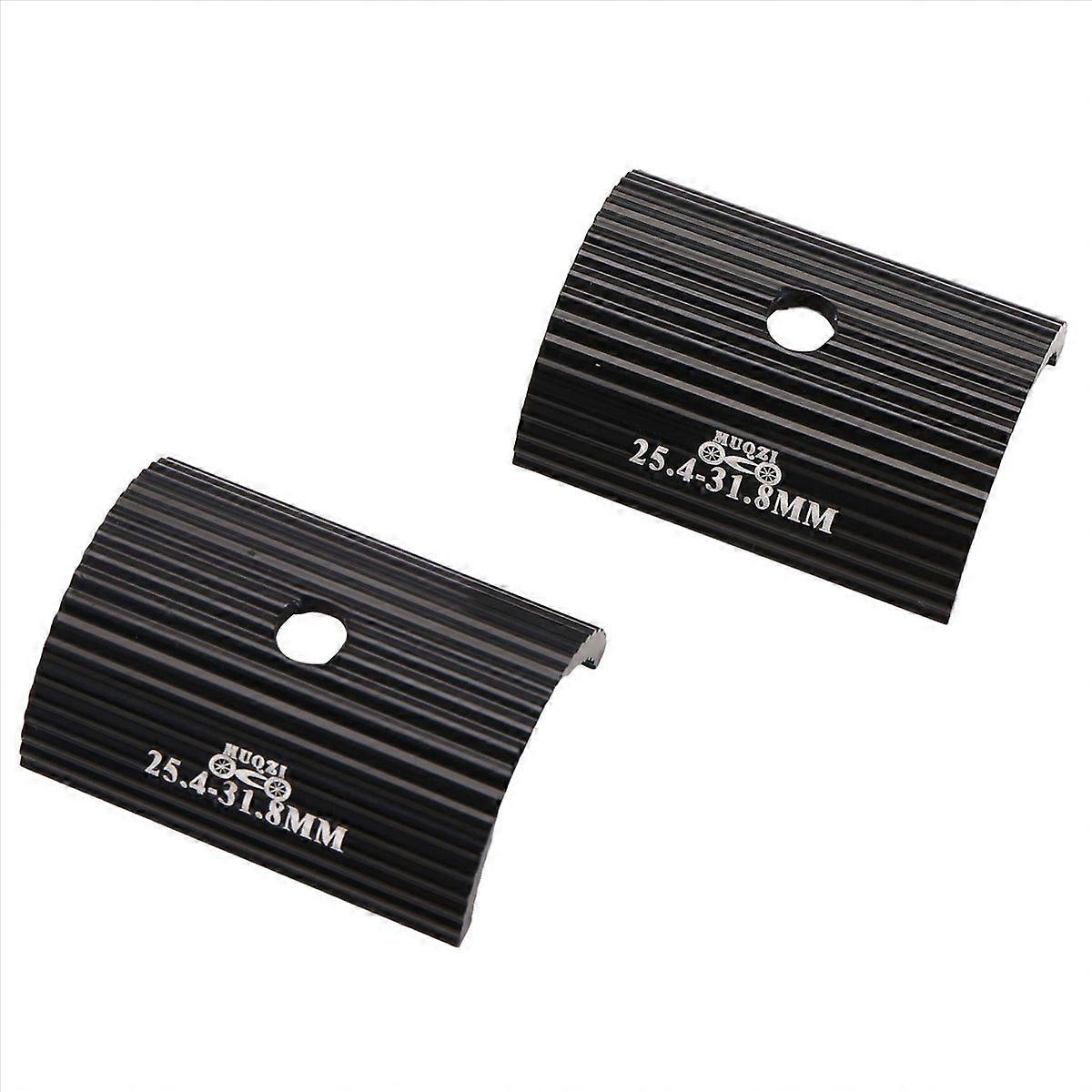 Bike Handle Bar Shim Bushing Stem Reducer 25.4-31.8mm Black