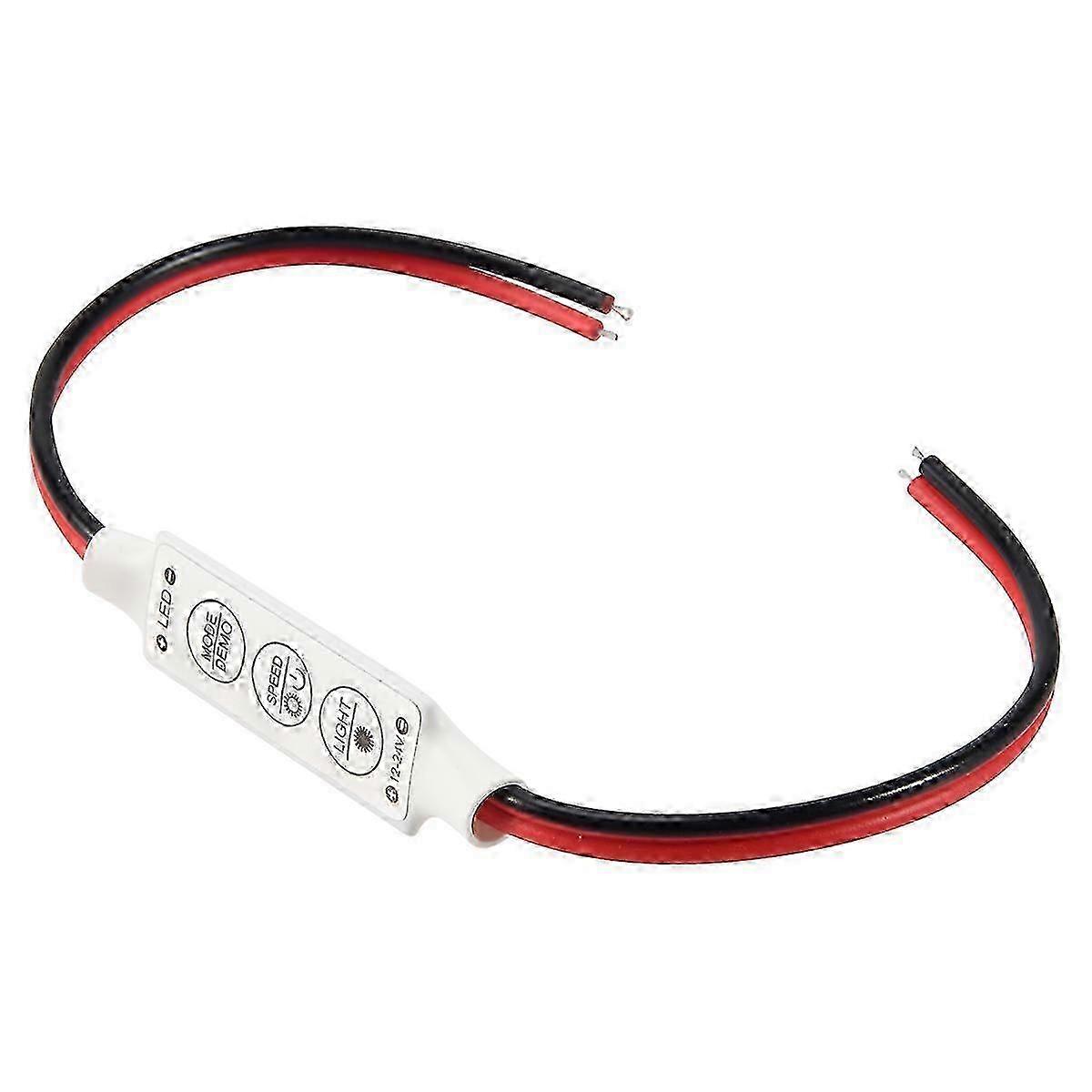 LED-Dimmer 12A 12V-24V für LED-Streifen Monochrom-Controller Hwy