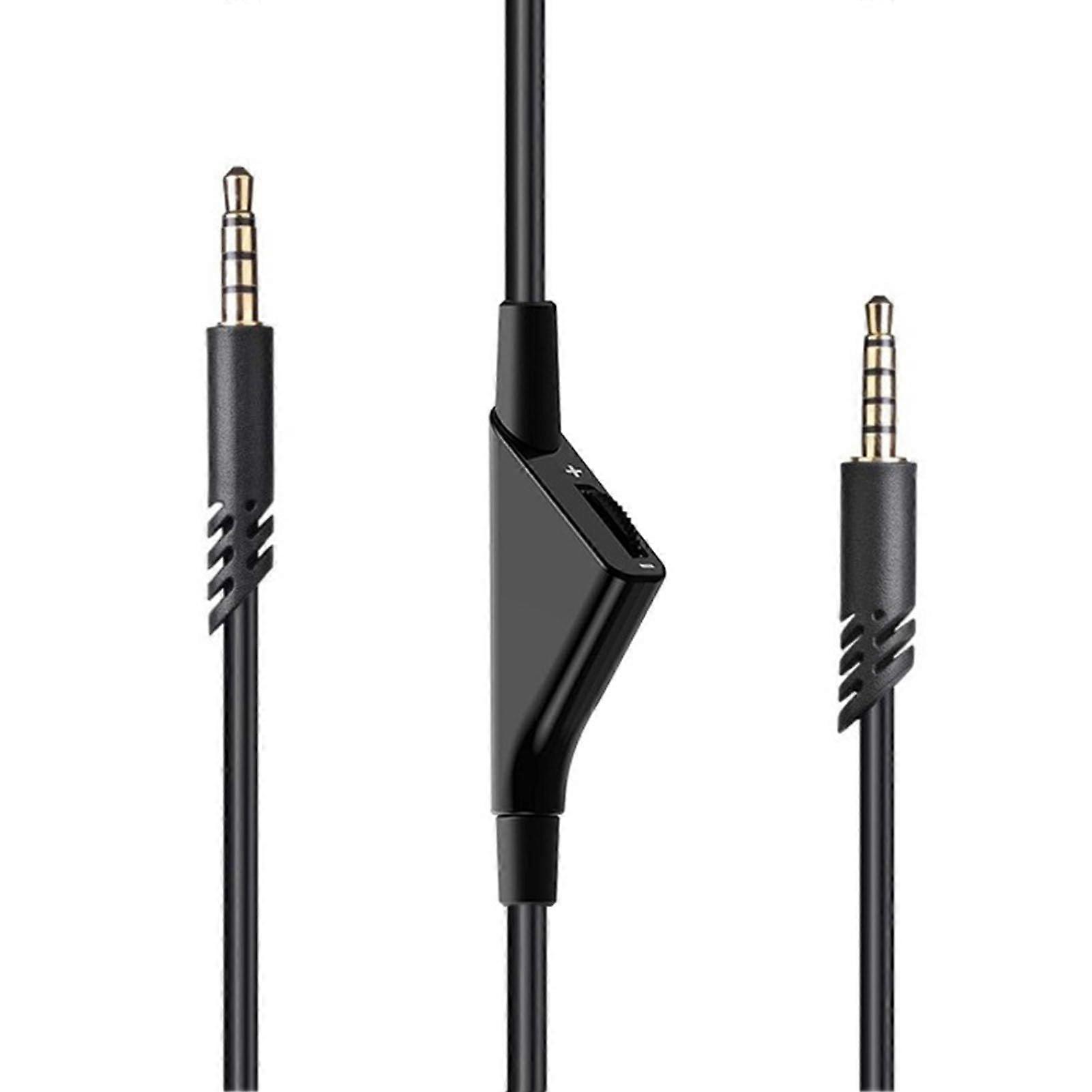 Headset Audio Extension Cable For Gaming Headset, WearResistant, Adjustable Volume, 3D Stereo Sound, Replacement