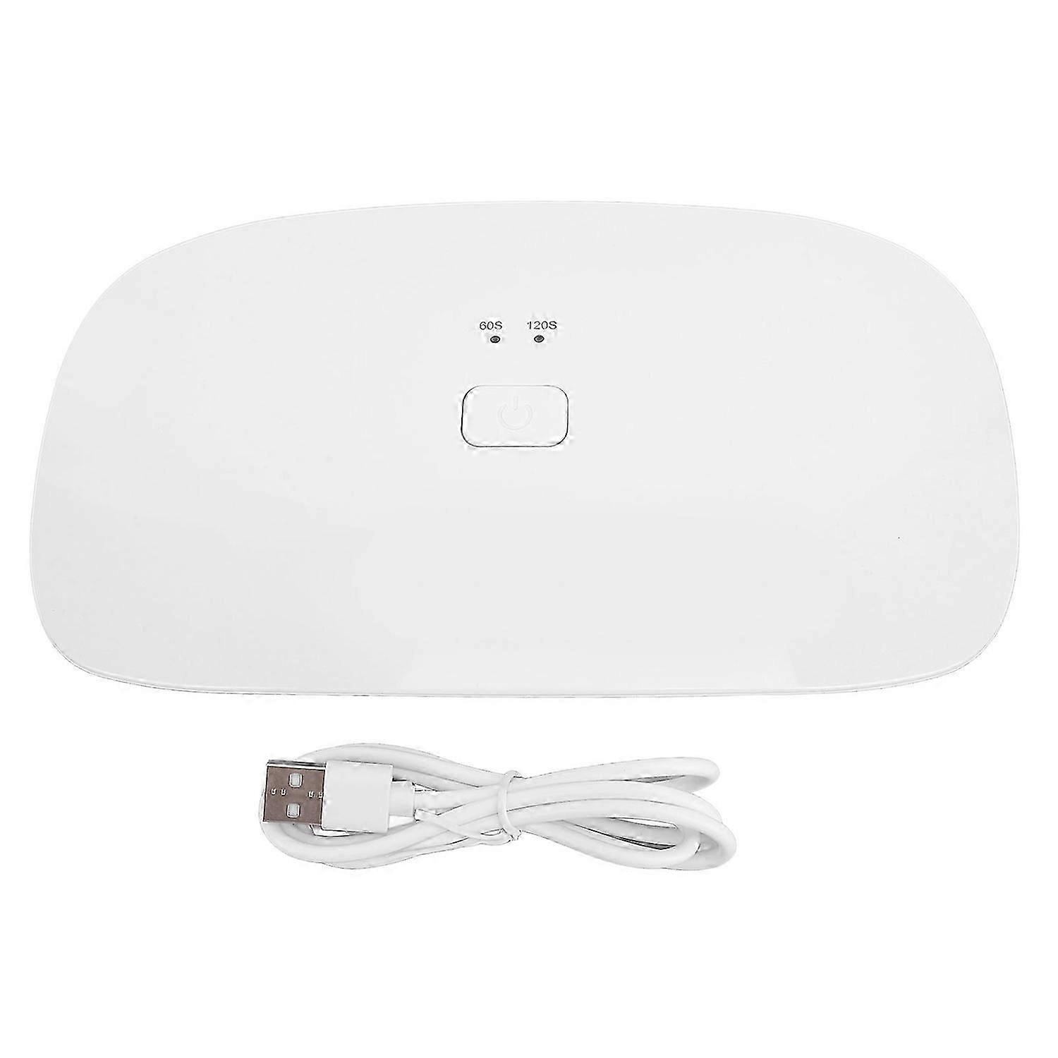 UV Resin Light 60s 120s 2 Timer Settings LED UV Dual Light Sources Fast Curing Lamp for Jewelry Maki