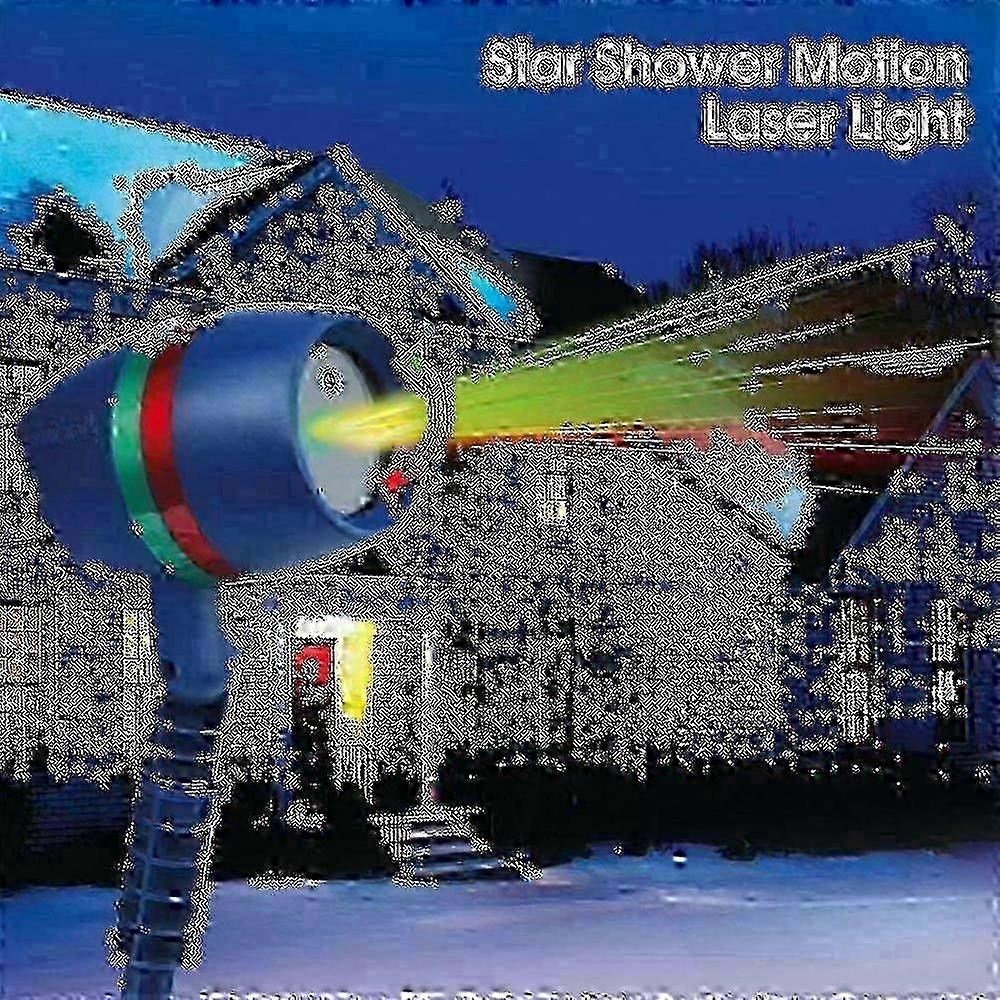 Bahçe Işıkları Yıldız Noel Projektör Hareketli Aydınlatma Ledleri Renk Yeşil Kırmızı Parti Dekorasyon Için Yıldız Duş Hareket Lazer Işık