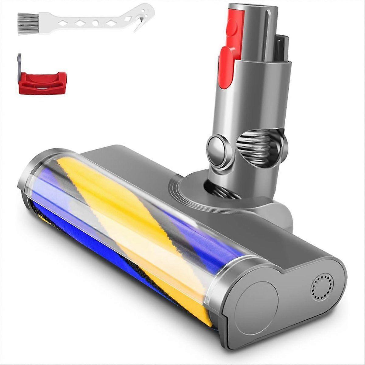 V7 V8 V10 V11 V15 堅木張り床用ソフトローラーブラシヘッド、グリーンオプティカル Li 付き