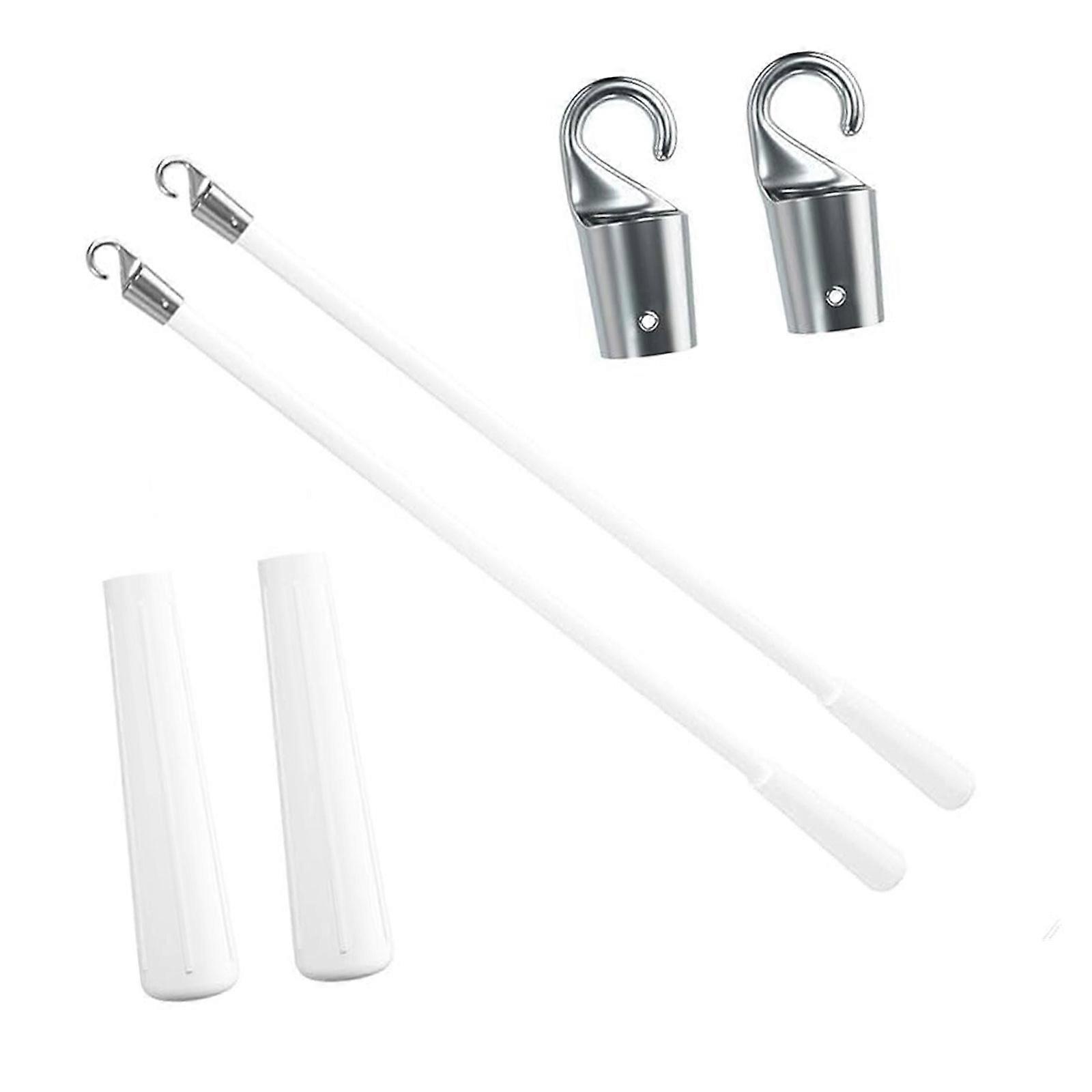 Fiberglass Blinds Tilt Wand Replacement Parts with Hook & Handle Adjustable Tilt Wand Easy to Use for Vertical Blinds  30CM