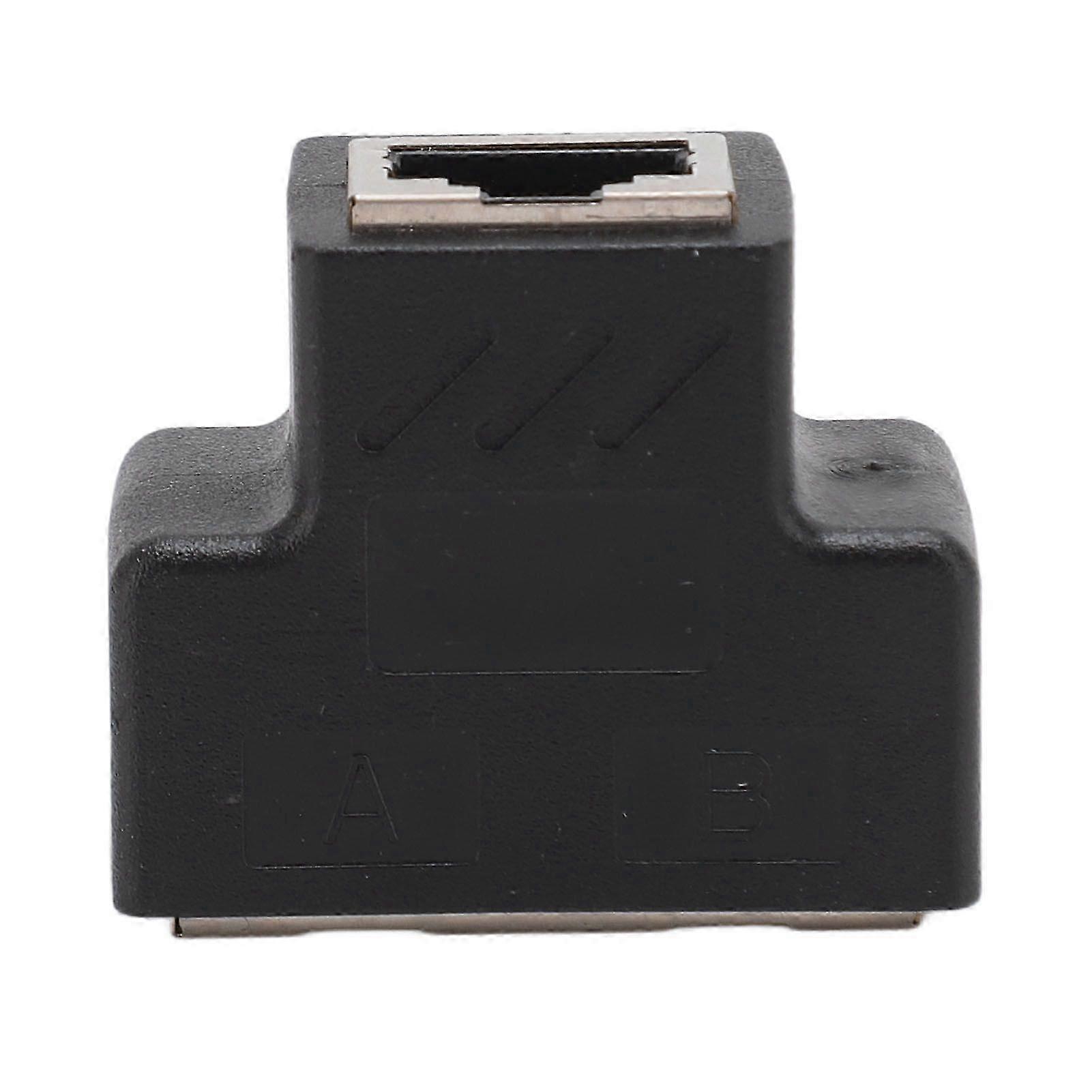Ethernet Splitter RJ45 Splitter Adapter LAN Network Internet Splitter 1 to 2 Ethernet Cable LAN Internet Splitter