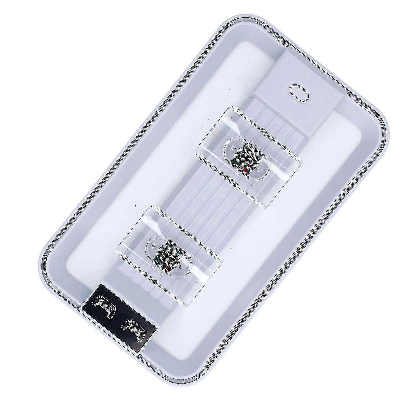 Console Charging Station with Colorful RGB Light LED Indicator Light Type C Controller Charging Station Dock