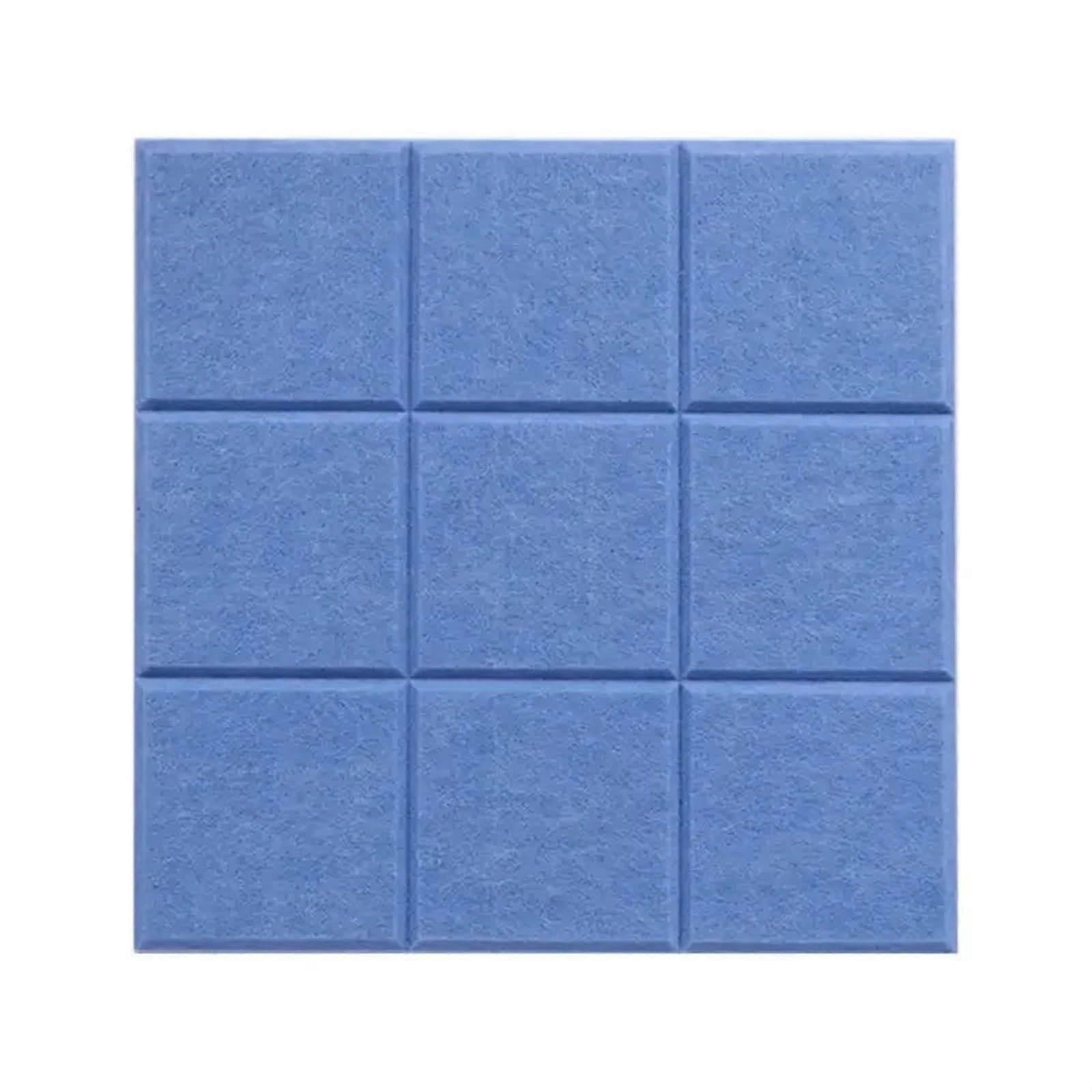 Nine Grid Felt Message Board Blue 1Piece 2Piece 4Piece Pack for Home Office Bulletin Notepad Photo Display Wall Decor