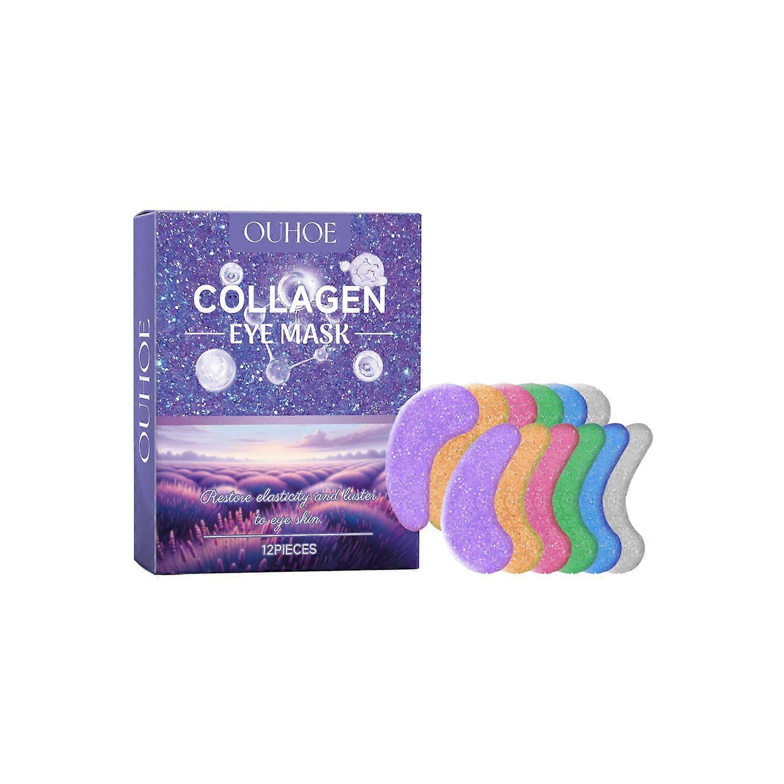 Ouhoe Collagen Eye Mask, Lightening Dark Circles And Fine Lines, Moisturizing And Firming Eye Mask