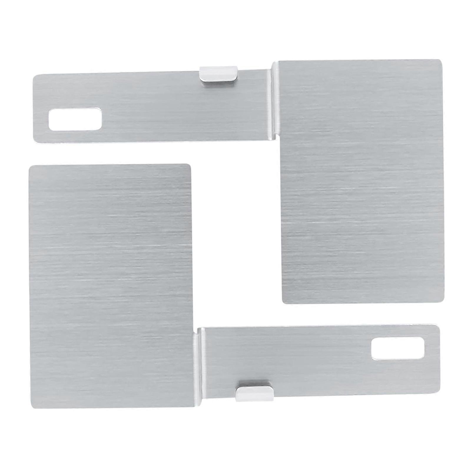 2 Pack Rustproof Stainless Steel License Bracket 15 Degree Tilted Mounting System Universal Vehicle Compatibility Vertical Installation Multicolor