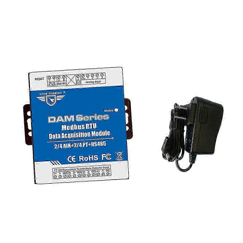 DAM124 Modbus RTU Data Acquisition Module 4CH Analog Input US Standard