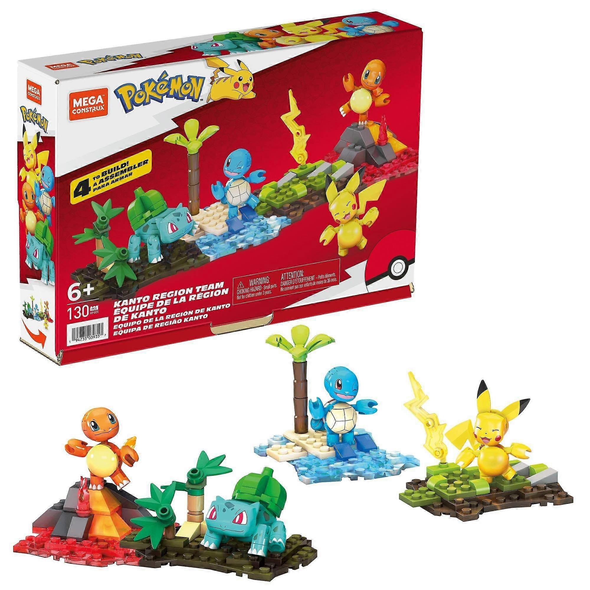 Mega Pokémon Kanto Region Team Construction Set, 1 Ea