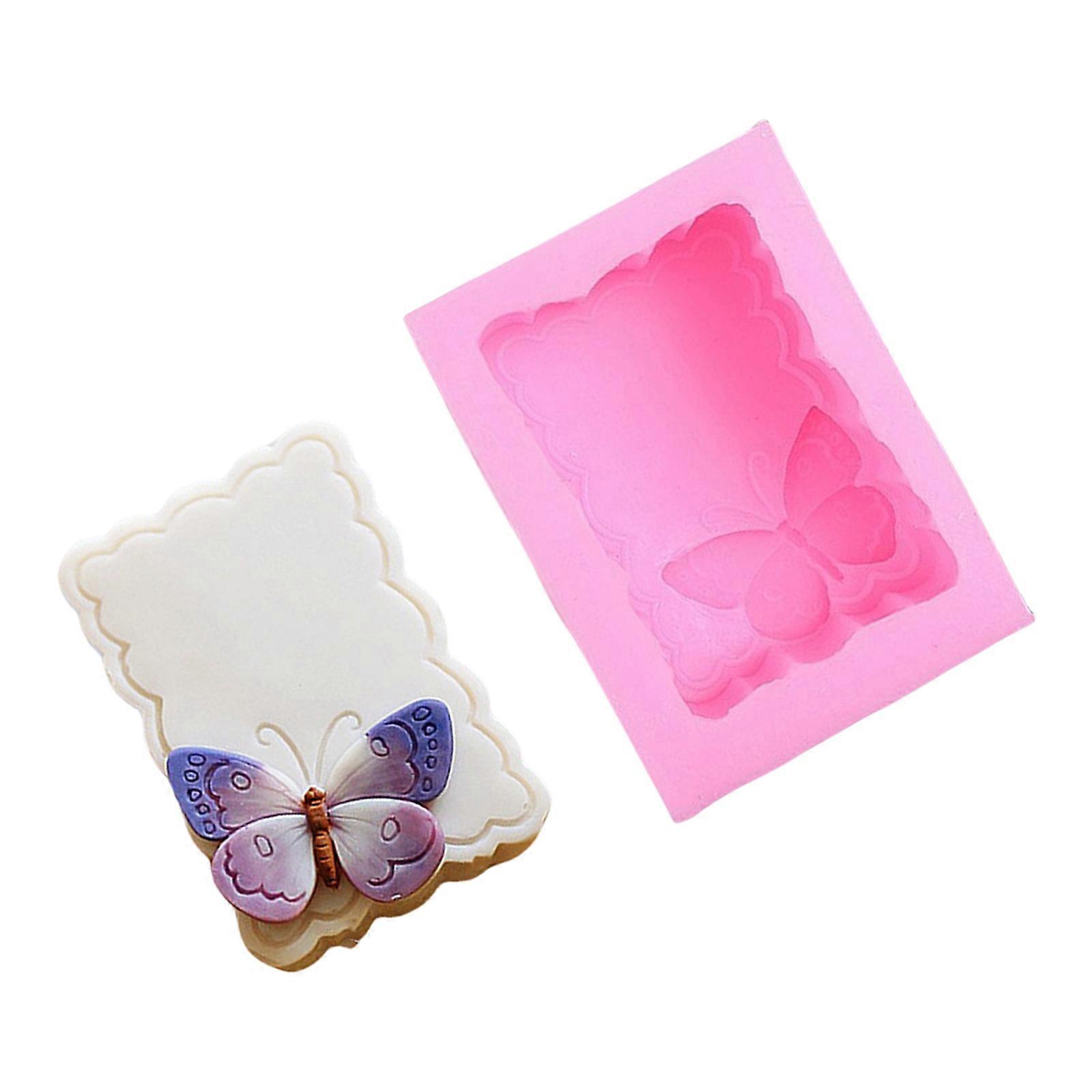 Flower Embossed Retangular Silicone Soap Molds Retangular Silicone Candle Molds for Epoxy Resin Candle Soap Making Multicolor