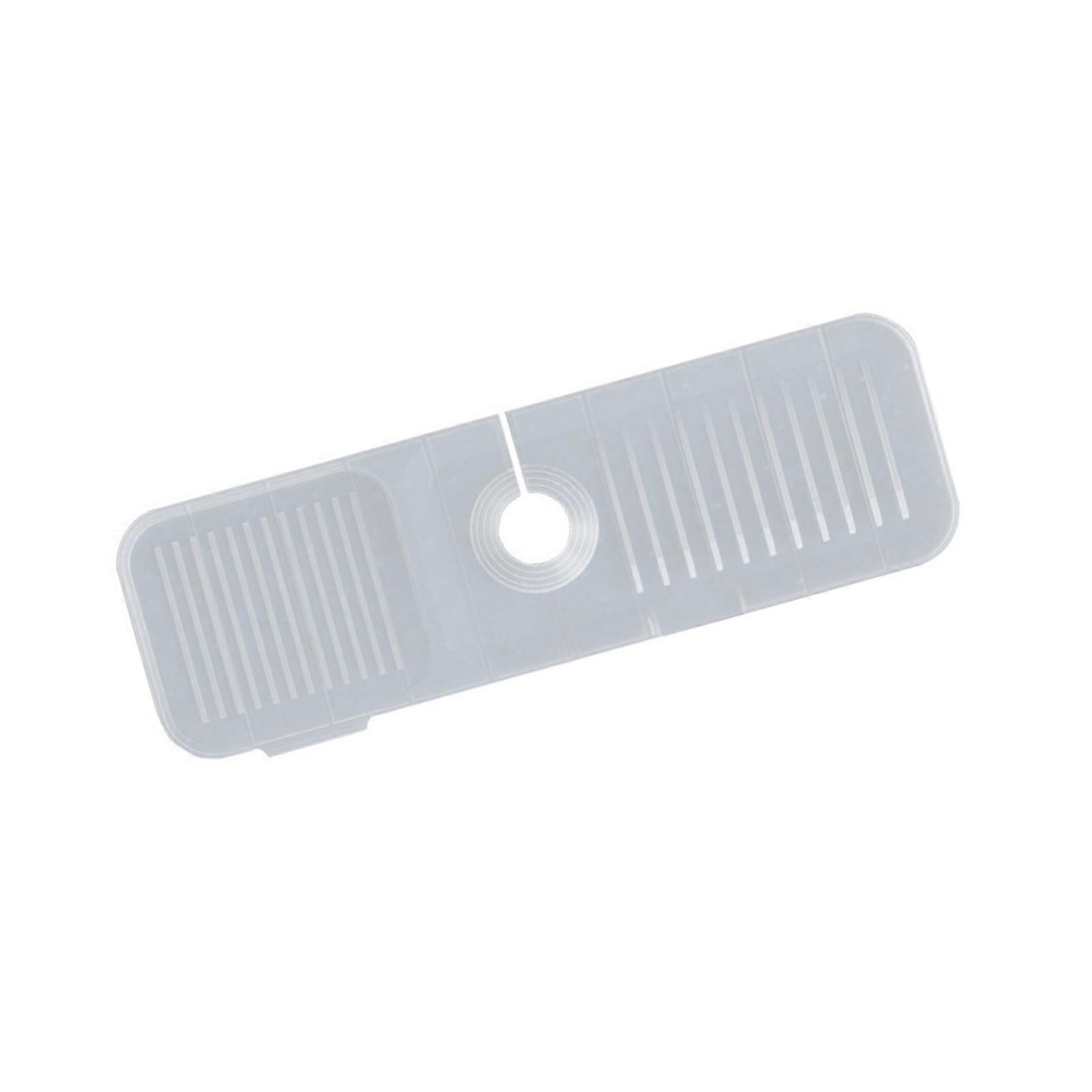 Anti Slip Kitchen Counter Mats Thickened Silicone Construction Multiple Color Option Available Water Splashes Guards  Transparent color