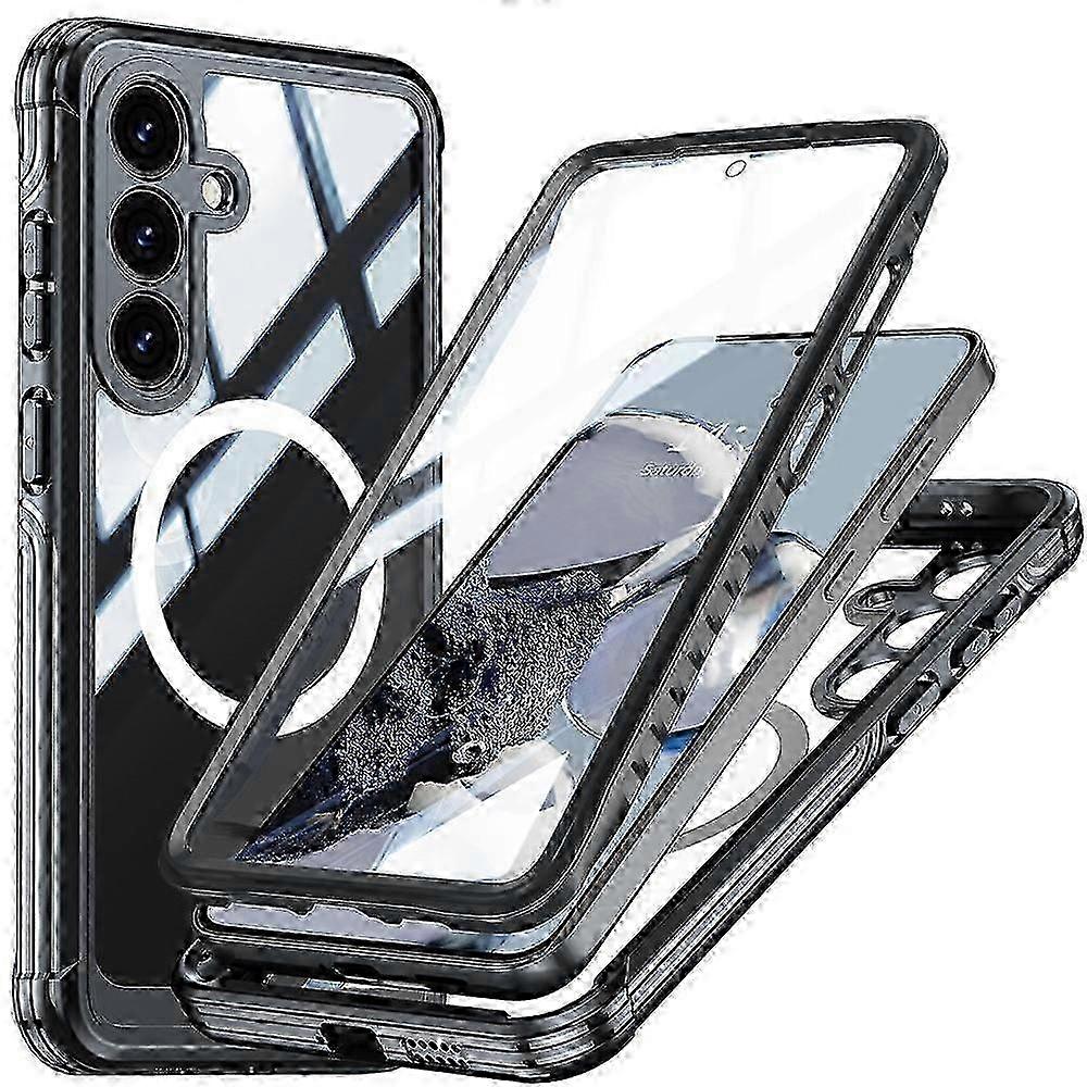 Protective Cover for Samsung Galaxy S25 FE, Magnetic Case and Screen Film