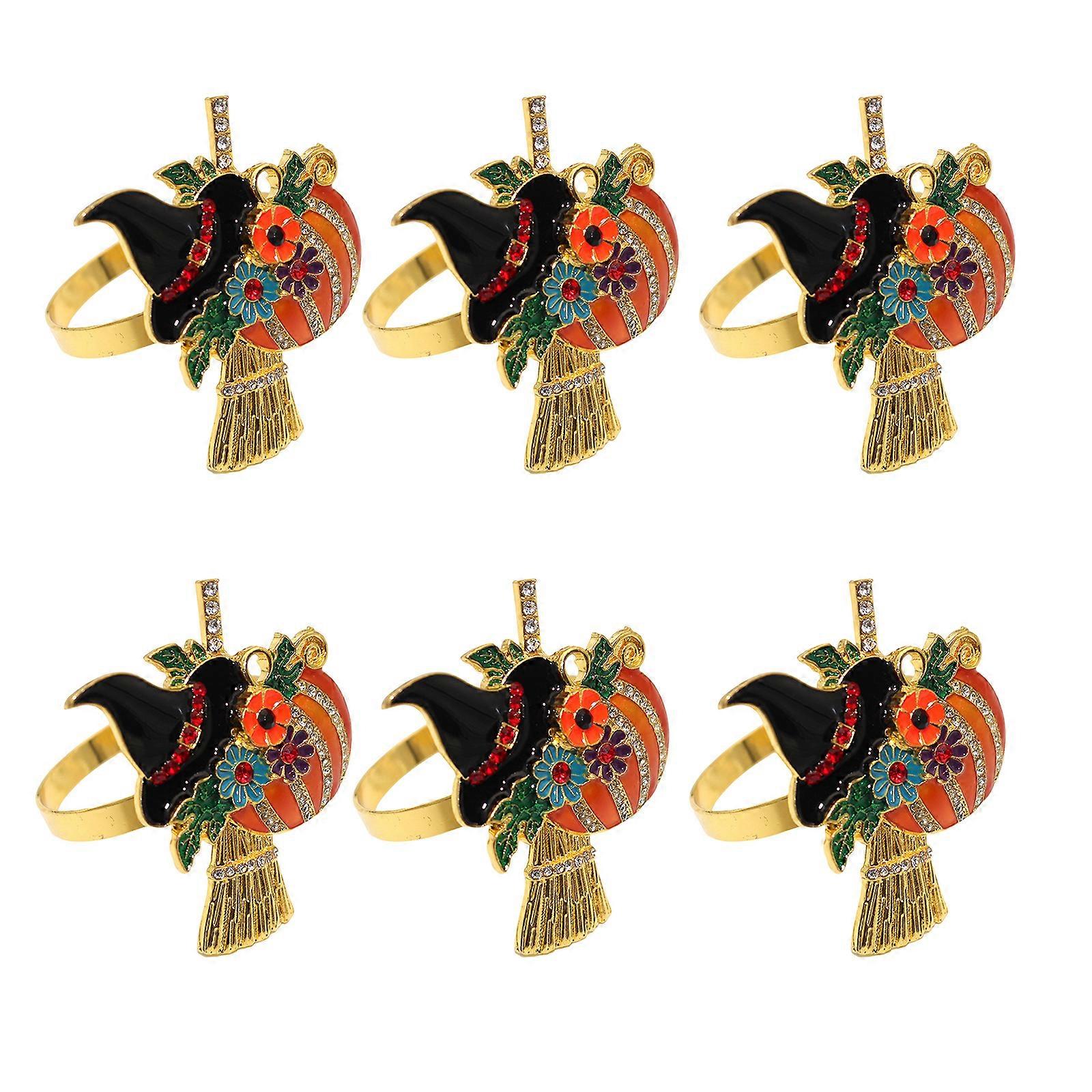 Elegant Dark Tissue Circlets Mixture Tableware Accessories For Contemporary Dining Multicolor