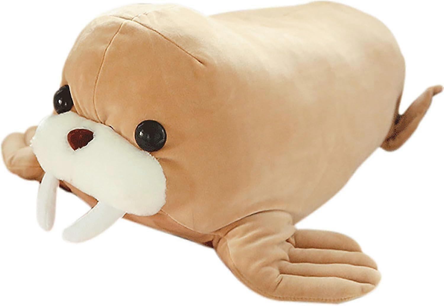 Large Walrus Plush Animal Pillow 45CM for Bedding and Soft Toys
