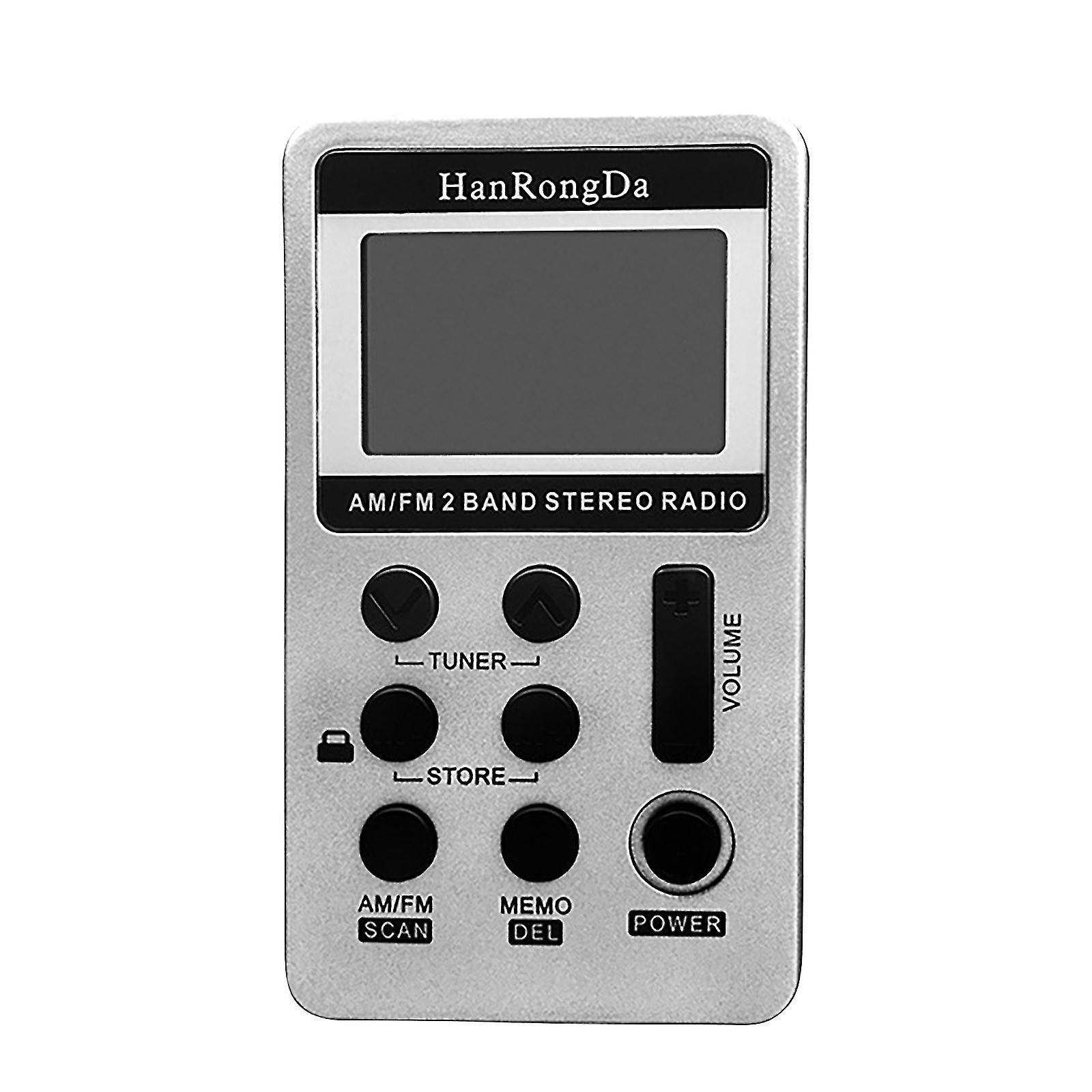Mini Portable Digital Display Elderly Radio Charging Small Radio Q