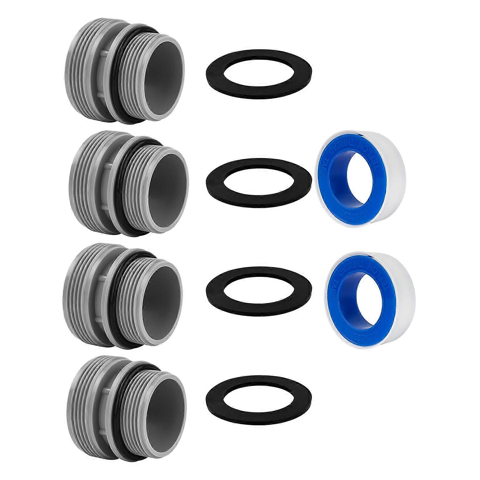 Pool Hose Conversion Pack Professional Hose Connectors Simple Installation Plastic Pool Connection Set for Various Pools Multicolor