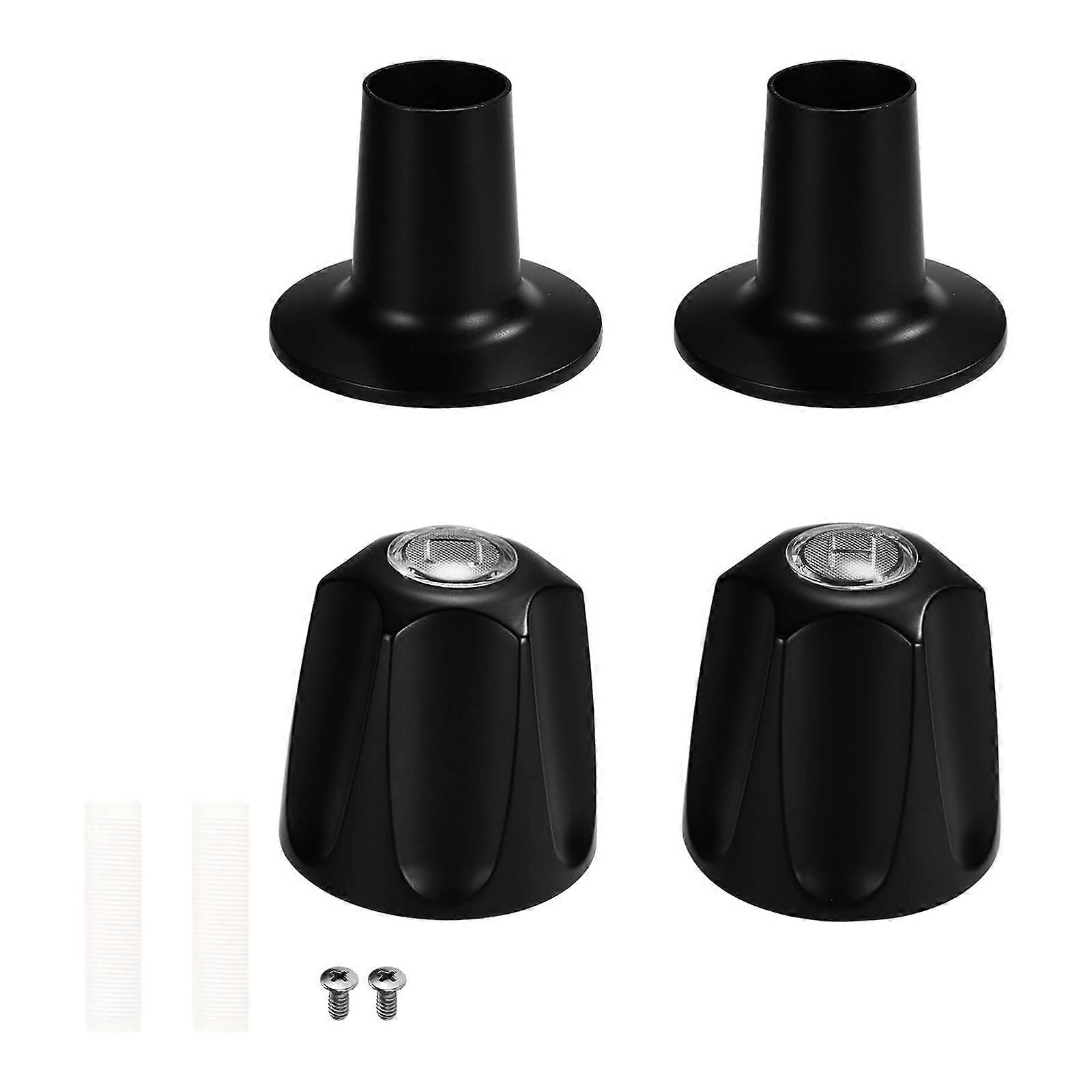4Pcs Bathtub Handle Replacement Kit with Mounting Screws Suitable Standard Shower Fixtures Shower Switching Accessories Multicolor