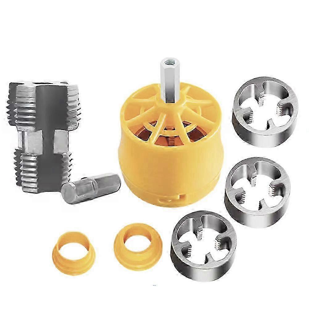 Pvc Pipe Thread Maker Tool Set For Electric Drill Accessories Plastic Water Pipe