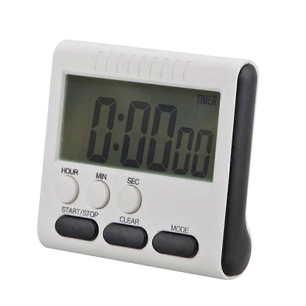 Digital Kitchen Cooking Timer Count Down Up Clock Loud Alarm with Large LCD Display Screen without Battery (Black)