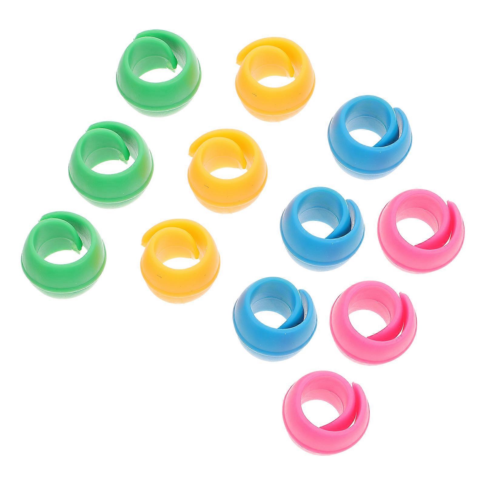 Silicone Thread Spool Huggers for Bobbin 100pcs Assorted Color Sewing Supplies
