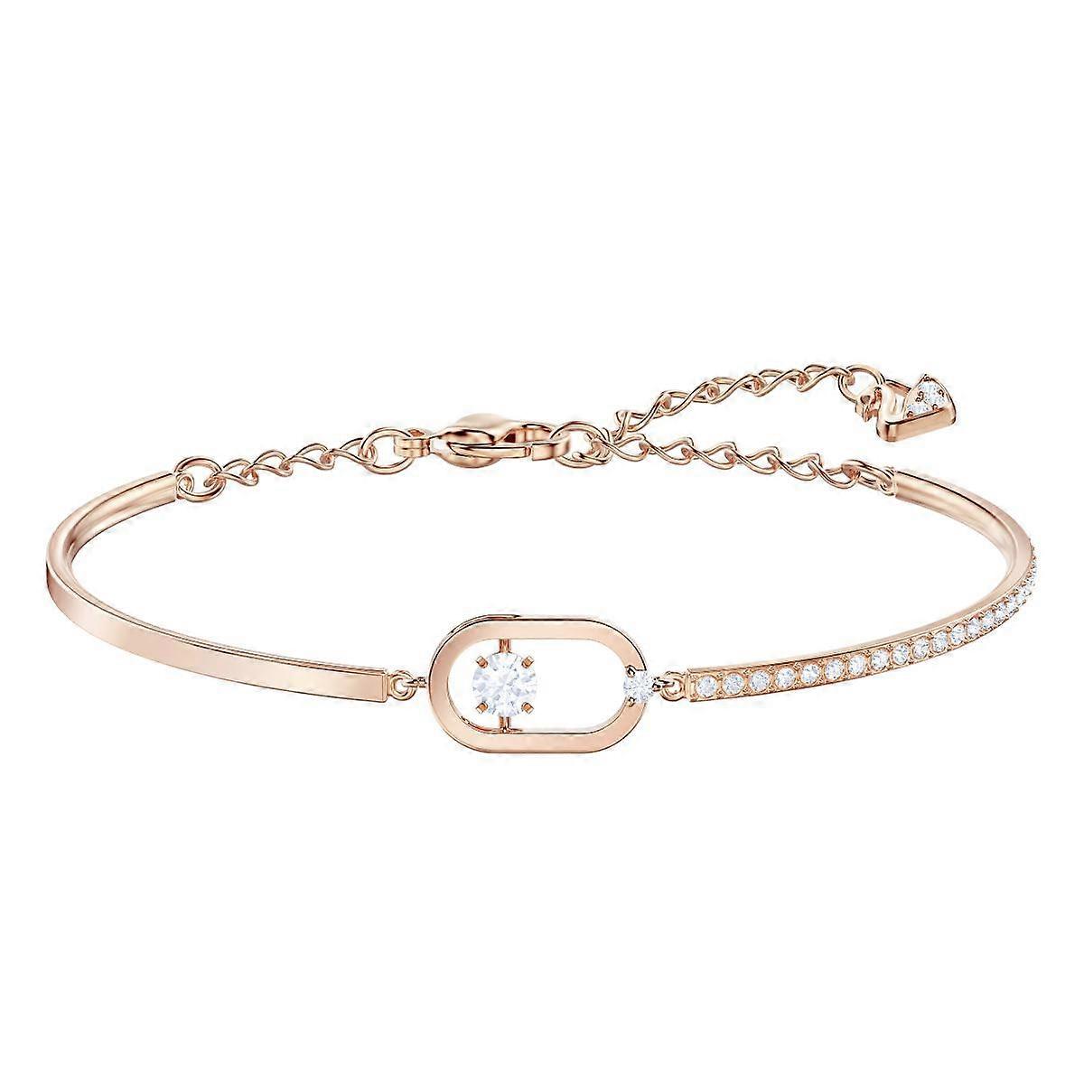 Pulsera Swarovski 5472382 - Pulsera de ornamento rectangular ajustable para mujer