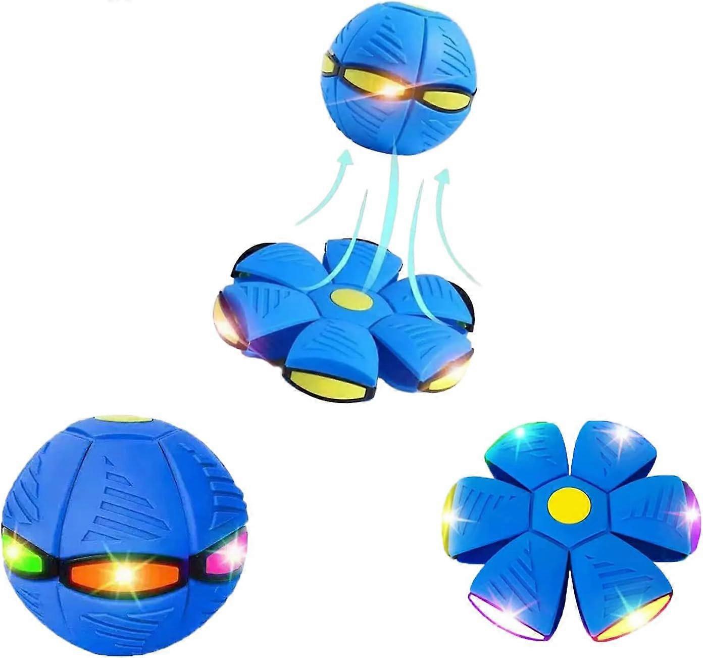 Magic Ball Toy - Kids Bouncing Ball with Light Effects, Parent-Child Interactive Play, Dual Shape Switchable, Durable & Eco-Friendly Material