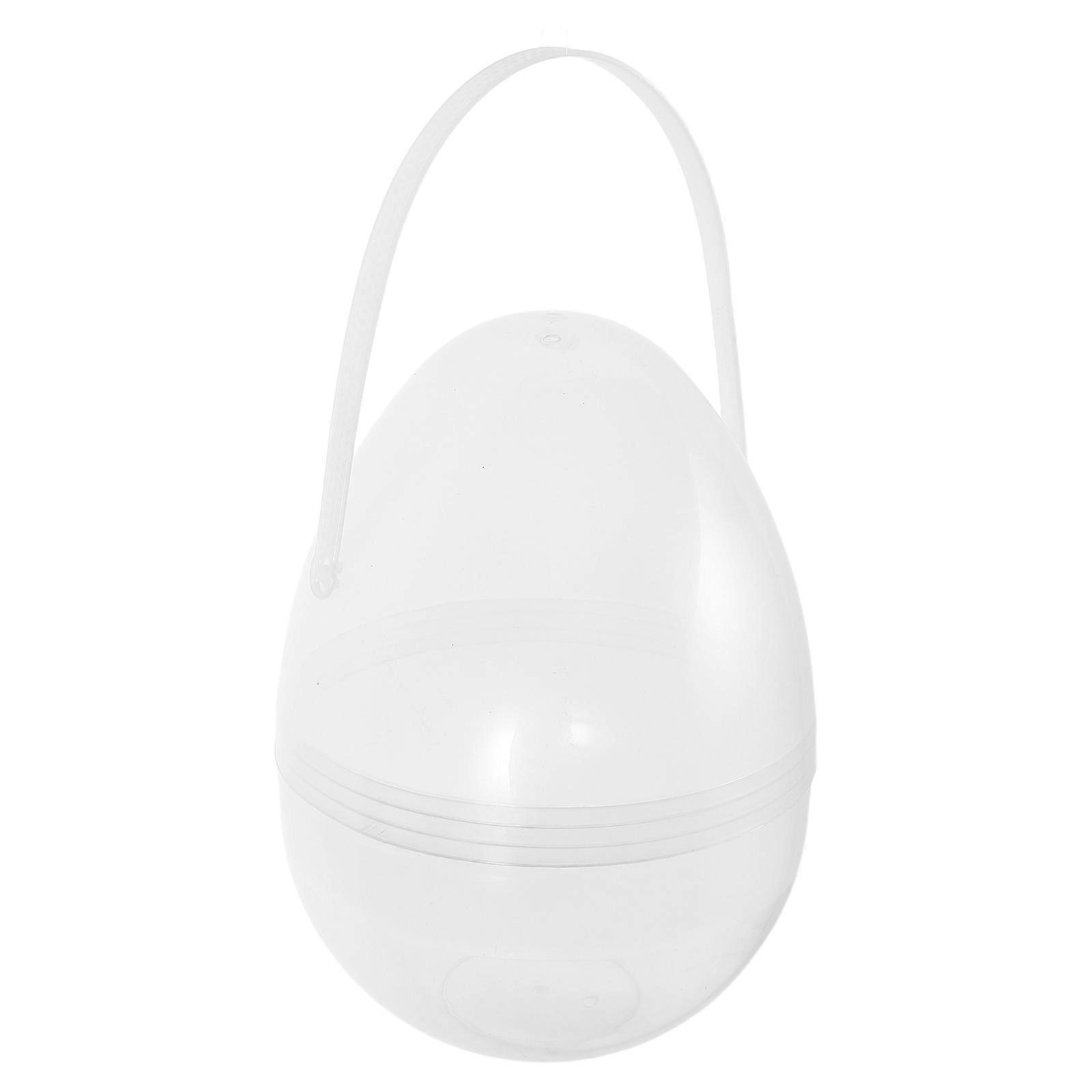 Transparent Easter Egg Storage Box For Small Items Easily Organize Crystal Decorations 1Set