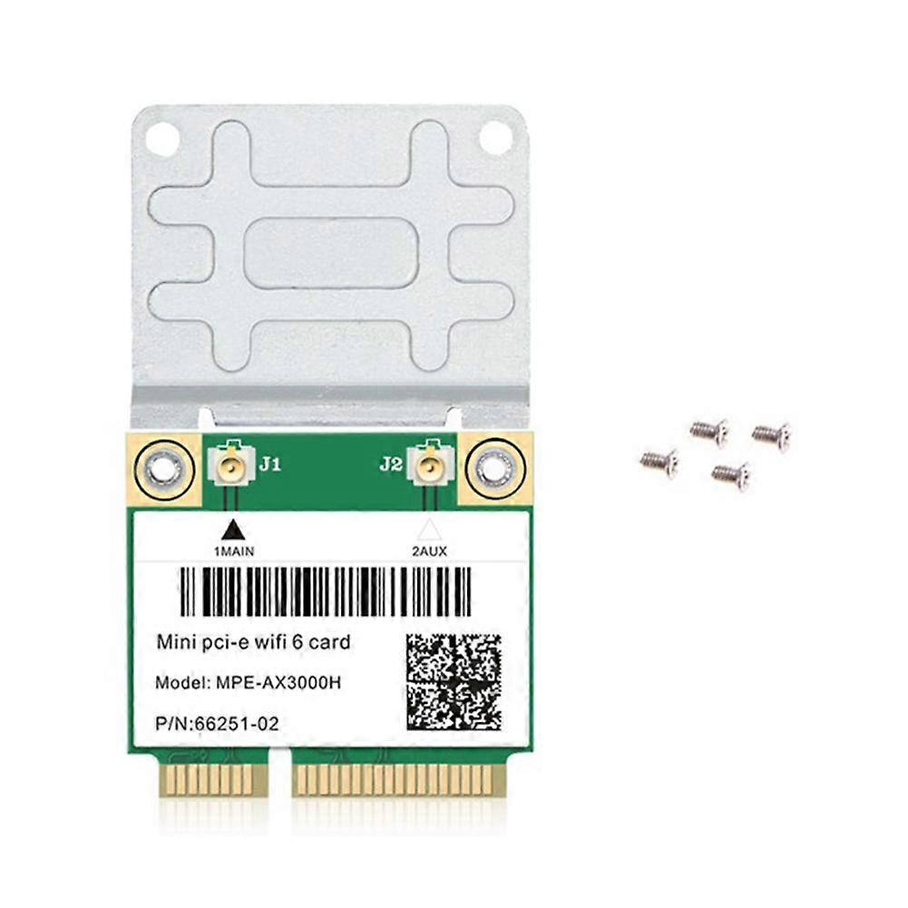 WiFi 6 MPE-AX3000H 2974Mbps Wireless Half Mini PCI-E Wifi Card Bluetooth 5.0 Dual Band 2.4G/5G Wlan Network Card Adapter