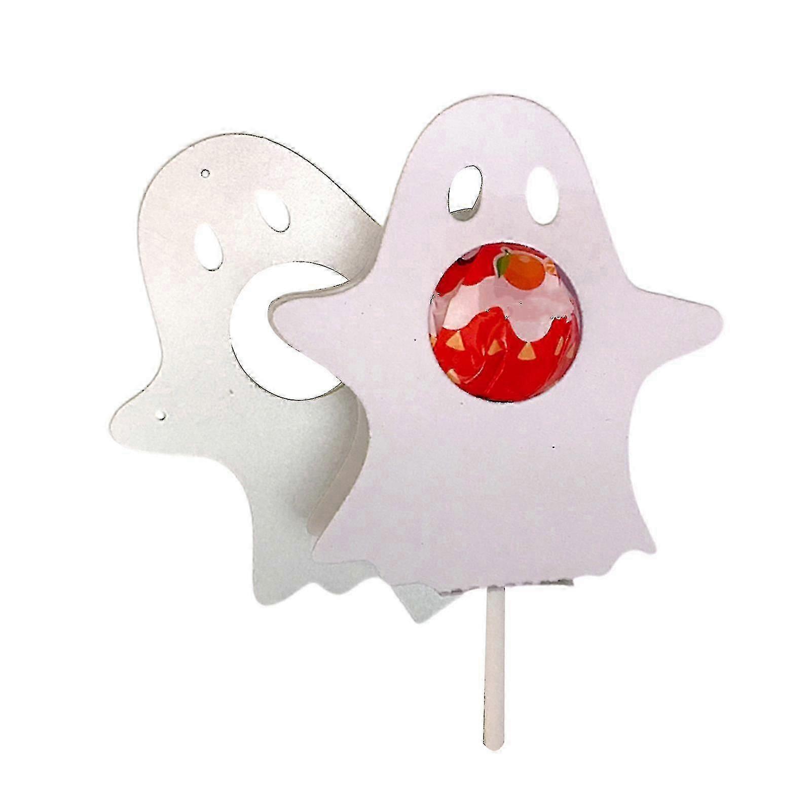 Halloween Ghost Lollipop Holder - Cutting Dies, Stencil & Embossing