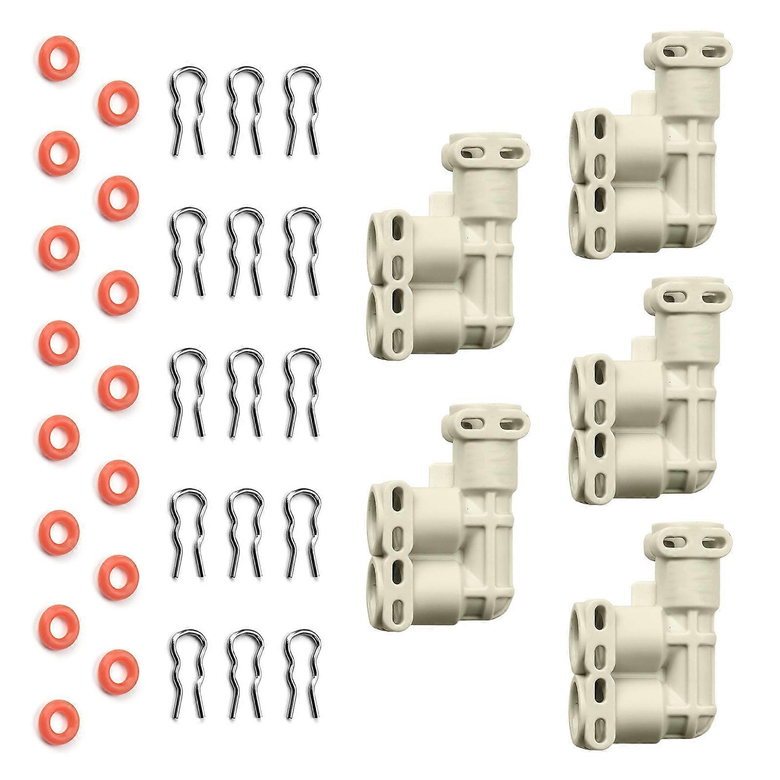 Advanced Coffee Machine Part Connector Set Boosts Reliability Using Temperature Resistant Silicone for Stable Connection Multicolor
