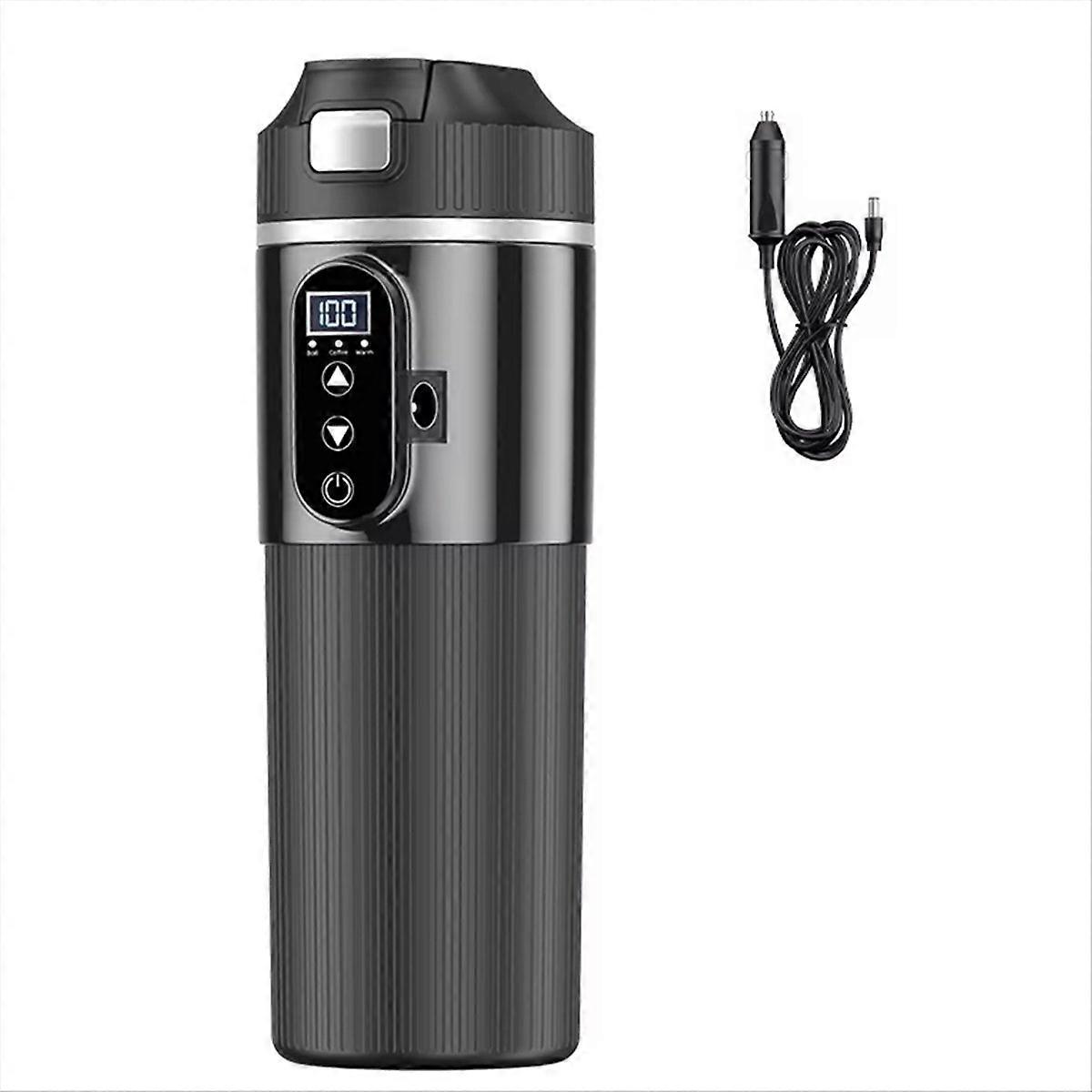 12V 24V Car Electric Heated Cup 500ml Smart Temperature Control