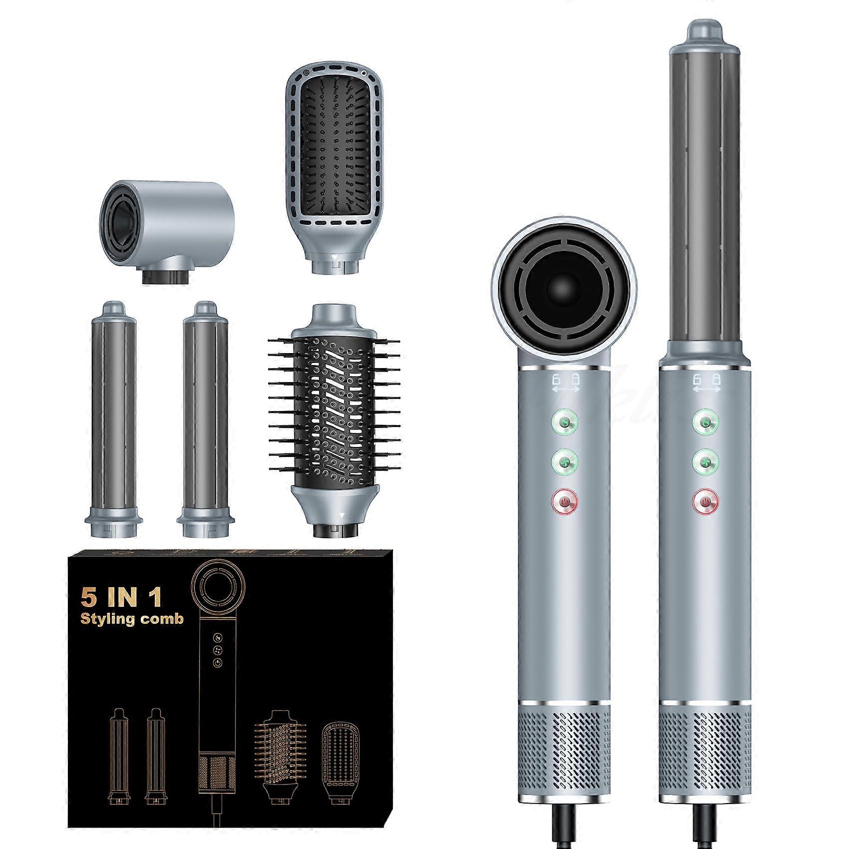 5 in 1 Blow Dryer Brush Set with Ionic Hot Air Styler for Frizz Volume and Smooth Hair