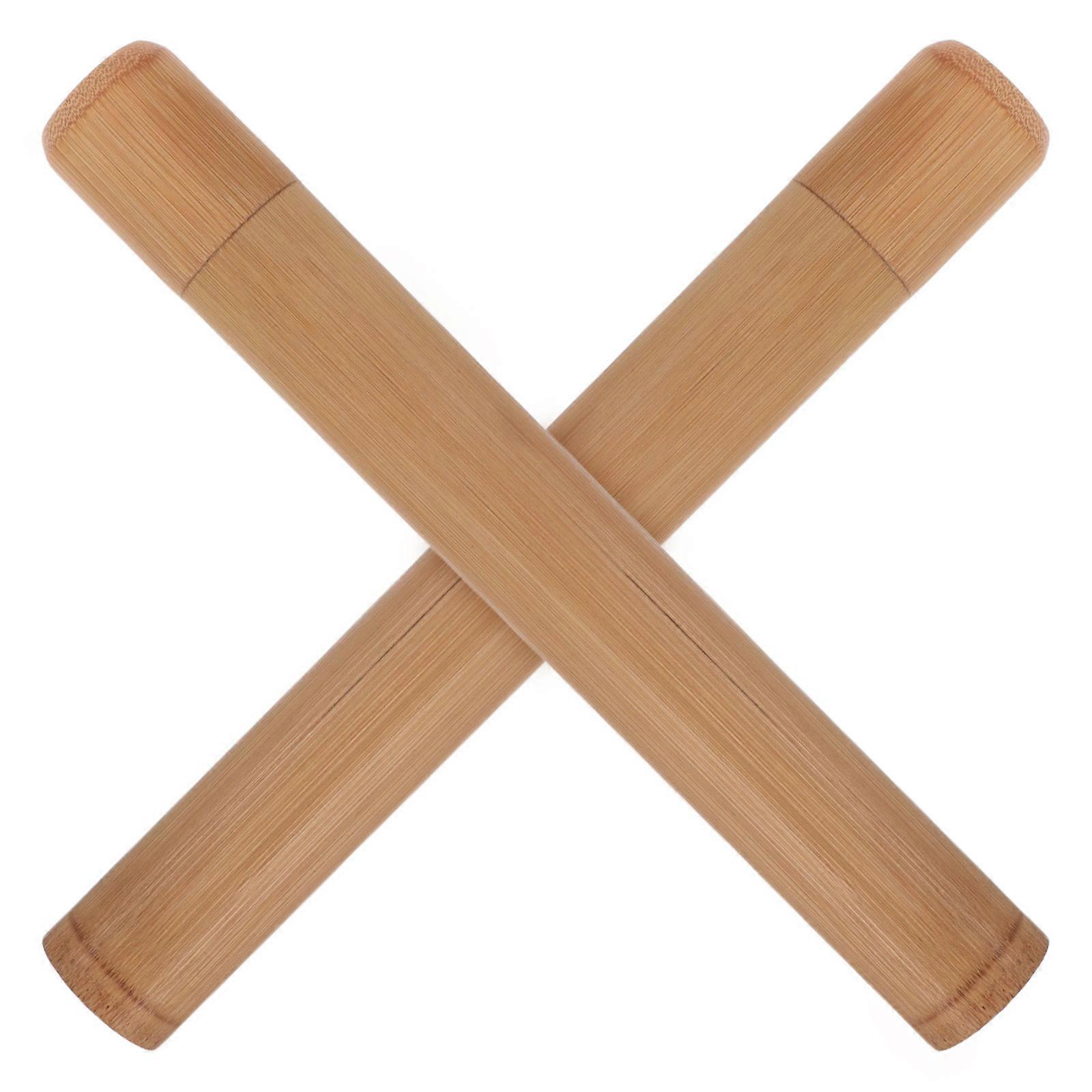 Portable Toothbrush Case Made from PP Material Perfect for Storage and Travel in Vintage 2pcs