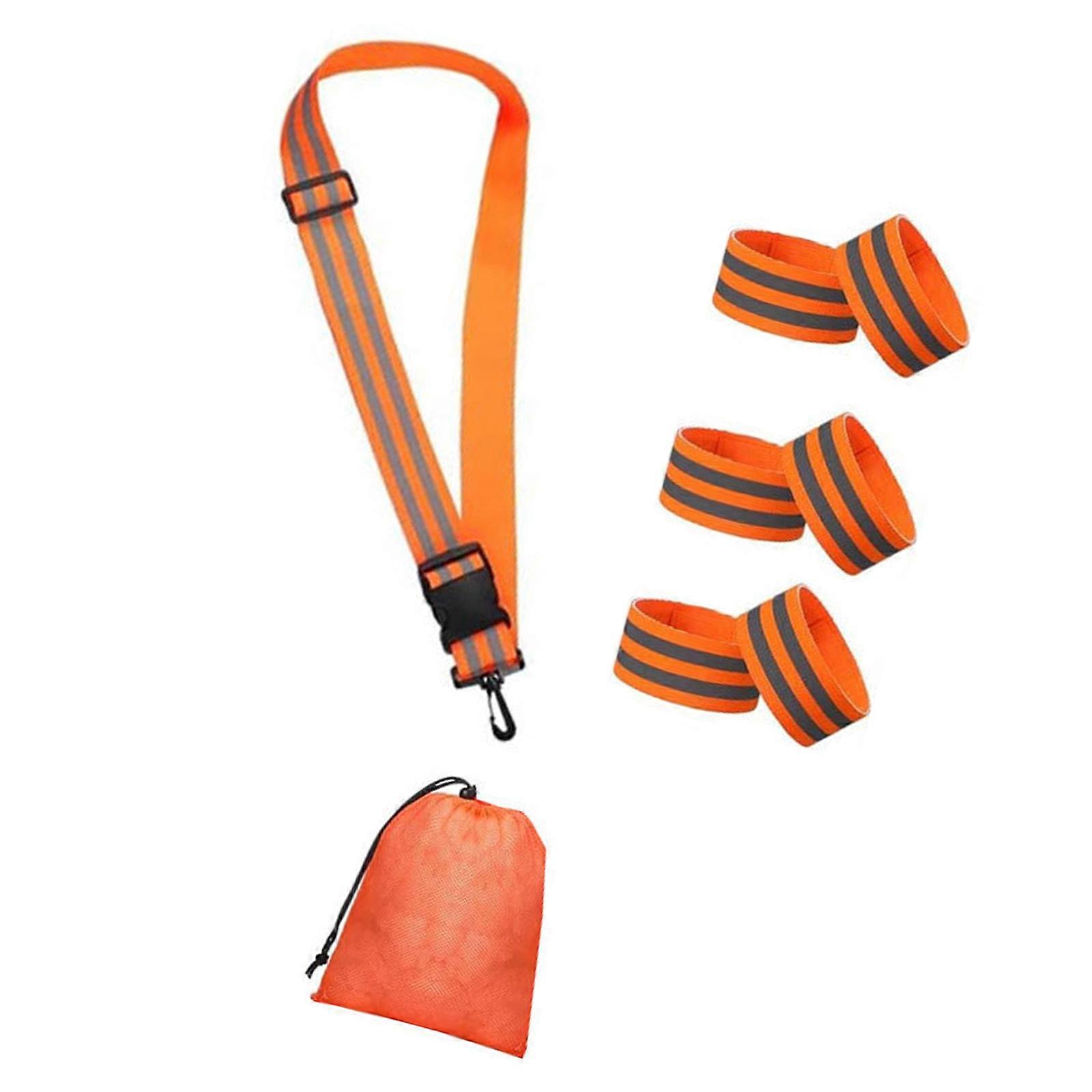 Practical Reflective Band Offering Storage Bag Polyester Texture Suitable for Essential Storage Sports Convenience  8PCS OR