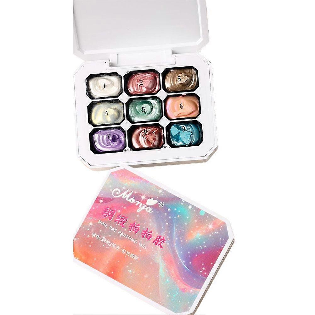 Nine-Grid Glue Applicator Tool Ergonomic Handheld Design for Crafting Packaging and Repair Washable Reusable