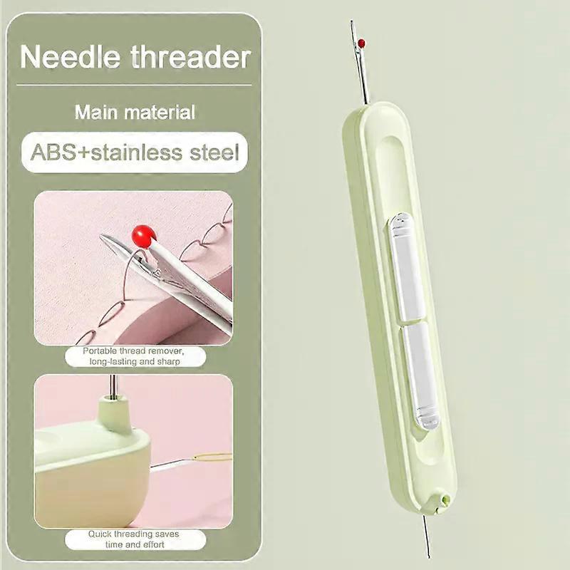 Needle Threader Hand Sewing Tools Professional Thread Insertion Device for Easy Stitching and Quick Threading Needle Helper