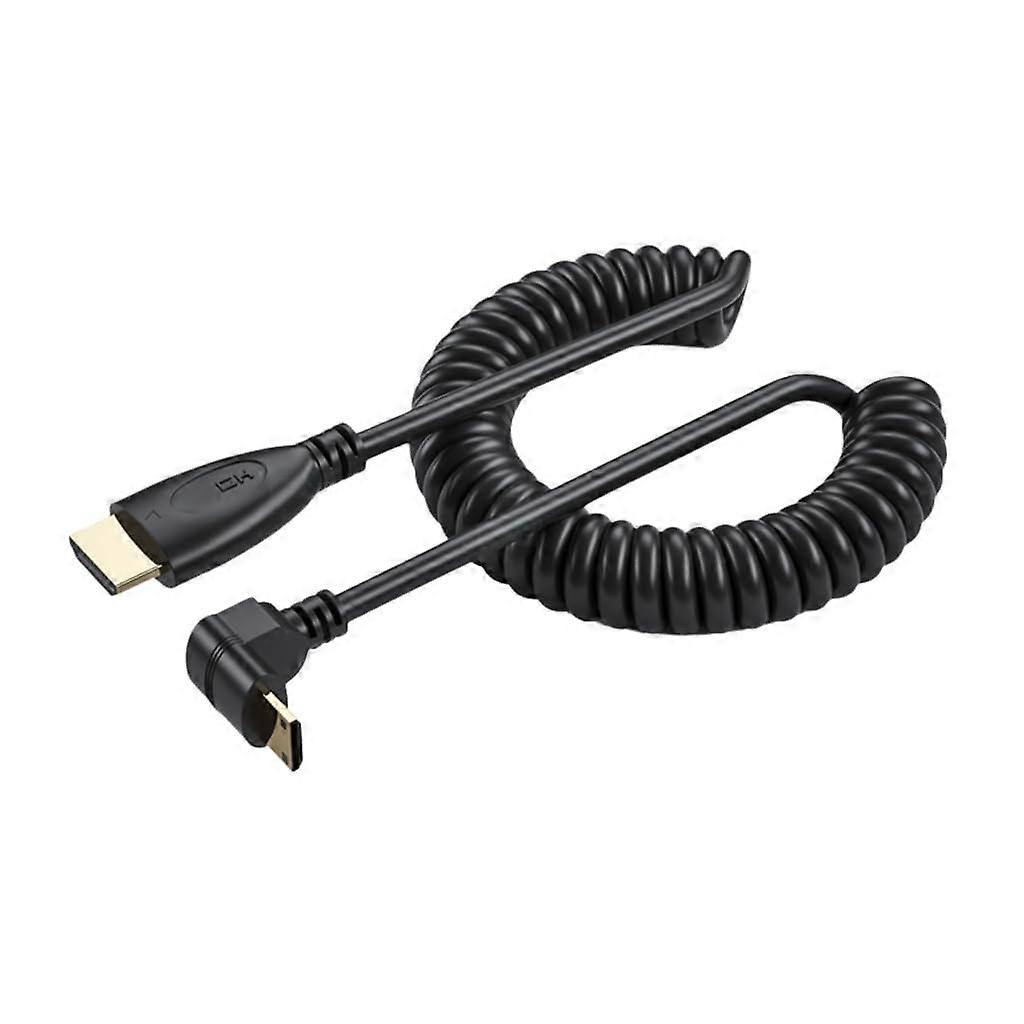 Coiled HDMI Cable Extension For HDTVs, Camcorders, Tablets, And Game Consoles