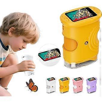 Microscopio digitale portatile 1000X per bambini, mini tascabile portatile aggiornato 2026