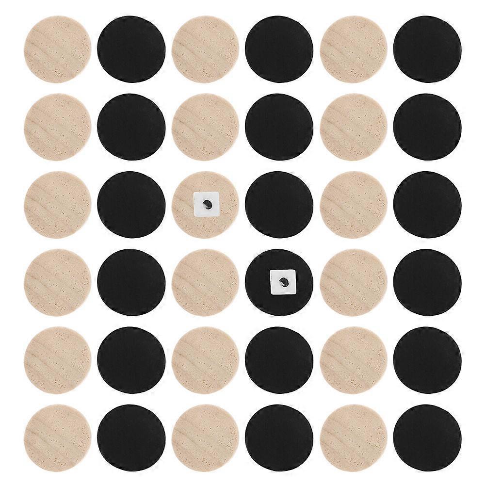 Chess Piece Accessories Wooden Checkers for Playing 60Pcs Assorted