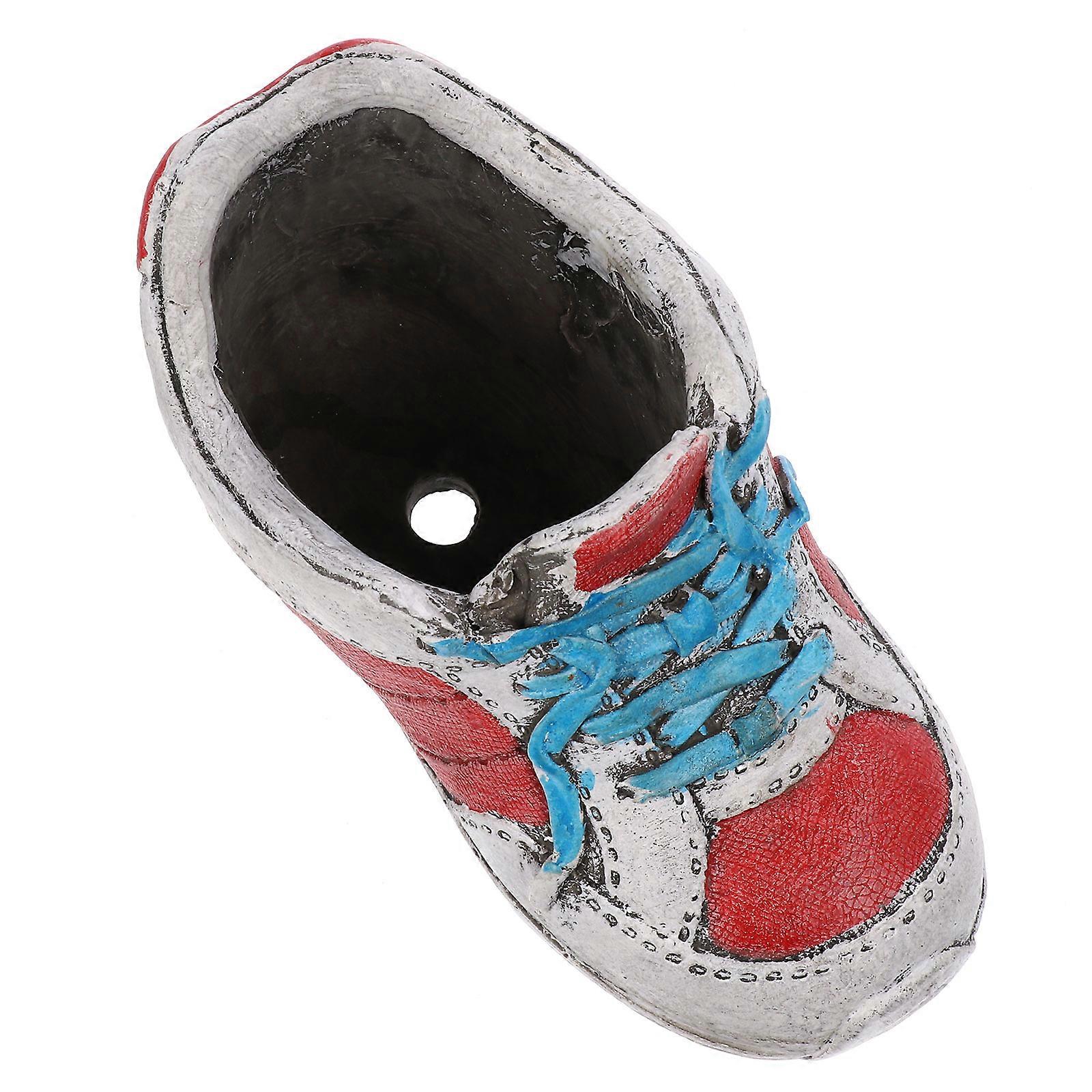Imitation Shoe Flower Pot Ceramic Planter for Storage Use