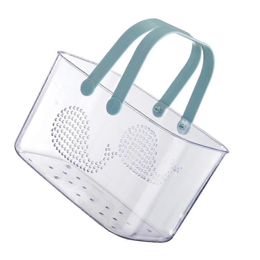 Plastic Shower Organizer Basket for Home Storage with Handle
