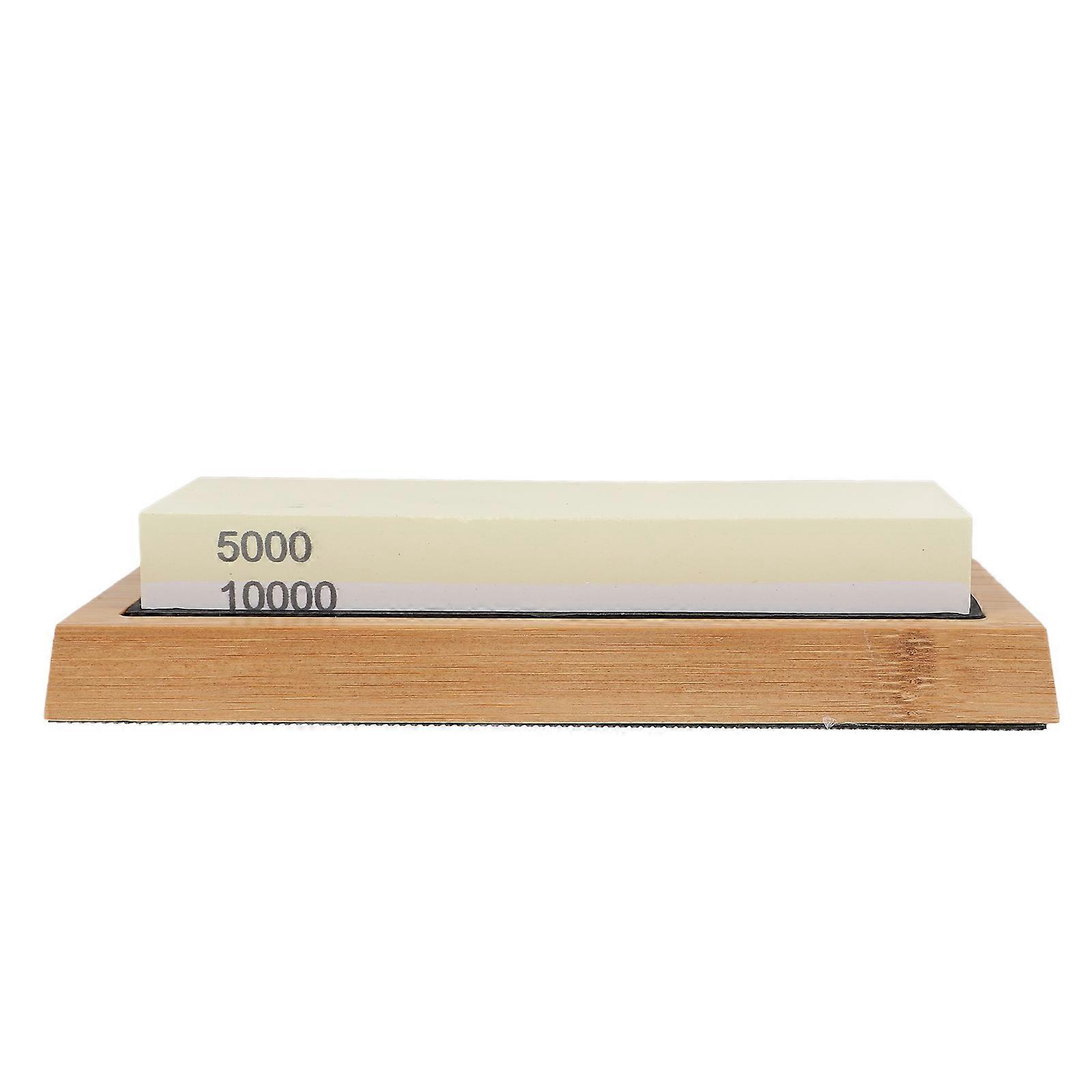 Kitchen Cutter Sharpening Stone Sharpener 1Set with Silicone Base