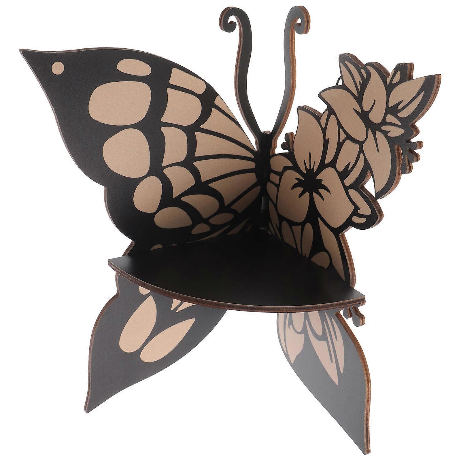 Wooden Wall Mounted Corner Shelf for Storage 1 Piece