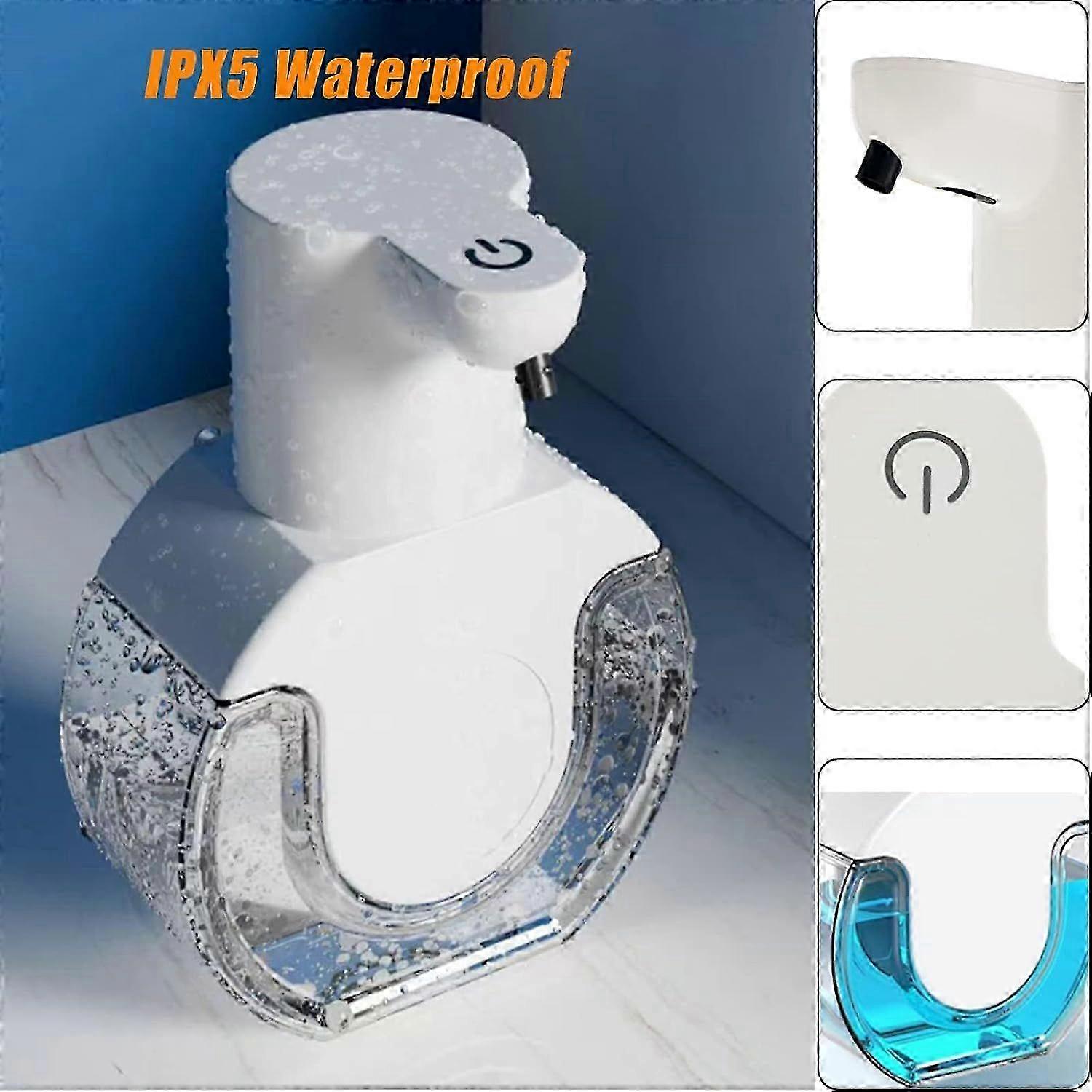 2025 Automatic Soap Dispenser, 430ml Waterproof Wall Mounted Automatic Soap Dispenser Touchless Foam Sensor