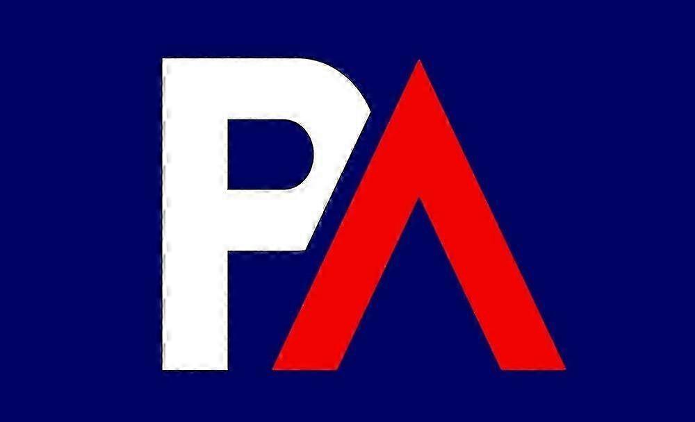Patriotic Red And Blue Flag