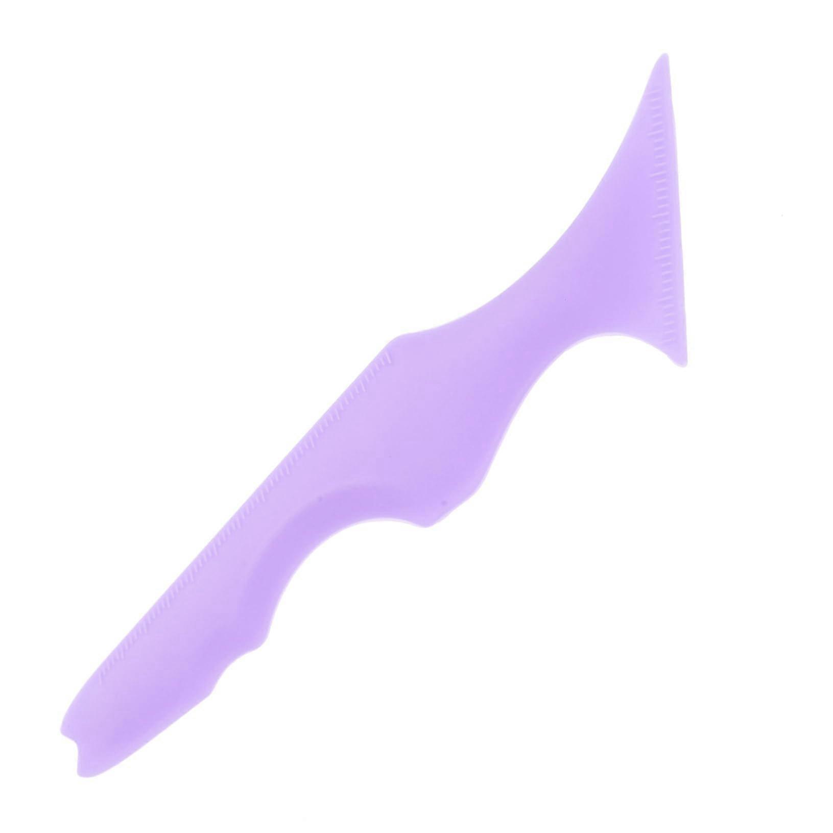 Eyeliner Stencil Silicone Makeup Tool with Precision Guide for Eyes and Lips Violet Easy Clean