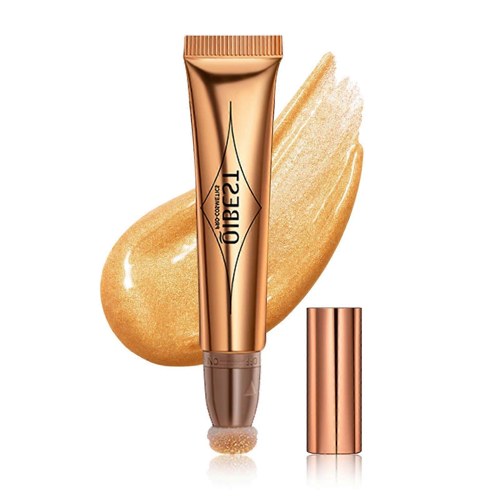 Liquid Highlighter Stick 06 Gold with Precise Cushion Applicator and Silky Cream Glow