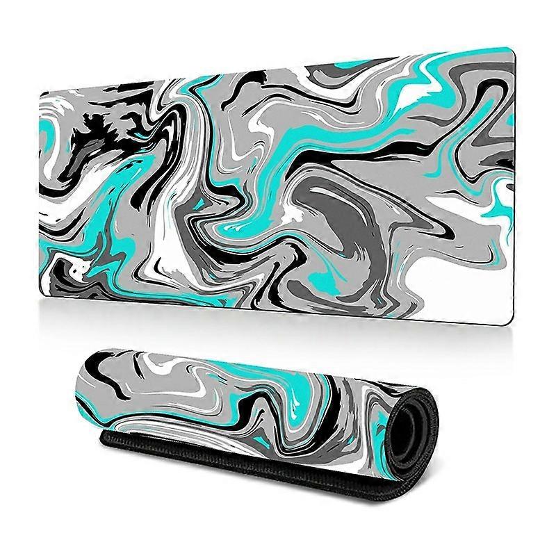 400*900*2mm Abstract Fluid Pattern Large Mouse Pad Rubber Desktop Mat