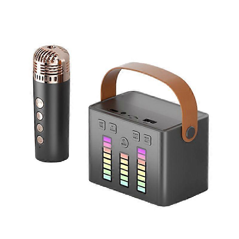 Karaoke Machine,Portable Bluetooth Speaker With 1 Microphone For Boys And Girls